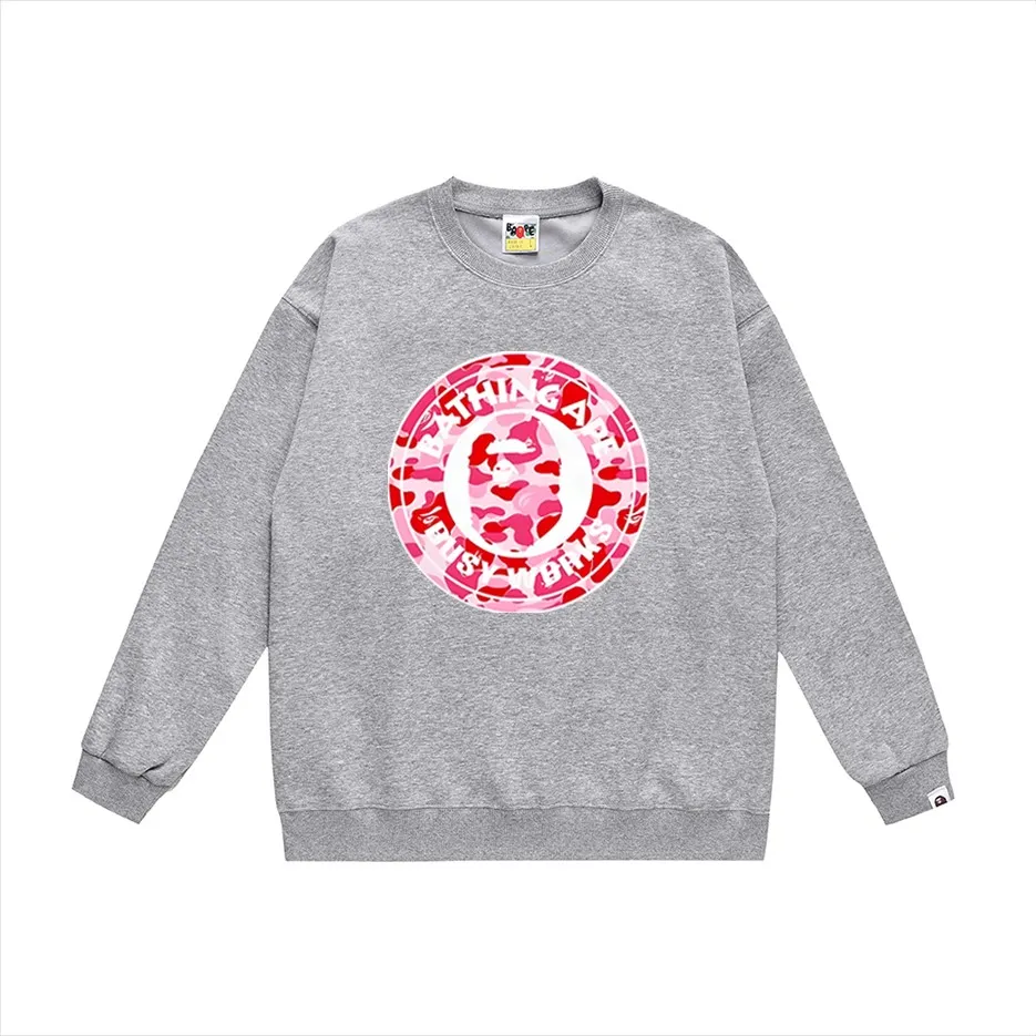 P170 model number SC301# terry 80 plus velvet 85 (top version) BAPE ape head colorful letter printed round neck sweatshirt Made of 350g large terry (drop shoulder large version) fabric, soft texture and no pilling Imported environmentally friendly printing glue The pattern is bright and three-dimensional Quality 💥Same style for men and women The upper body is fashionable Colors: black and red white and red gray red black and blue white and blue gray and blue black and green white and gray green Size: S M L XL XXL