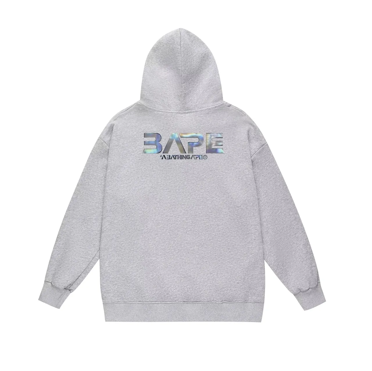 Model number SC758# Terry p160 plus velvet 180💰 (top version) BAPE Mid-Autumn Moon Autumn Scenery Ape Head UFO Laser Letters Hooded Sweater Made of 380g large terry (drop shoulder large version) fabric, soft texture and no pilling Imported environmentally friendly printing glue The pattern is bright and three-dimensional Quality💥Same style for men and women The upper body is trendy Color: Black White Gray Size: S M L XL XXL