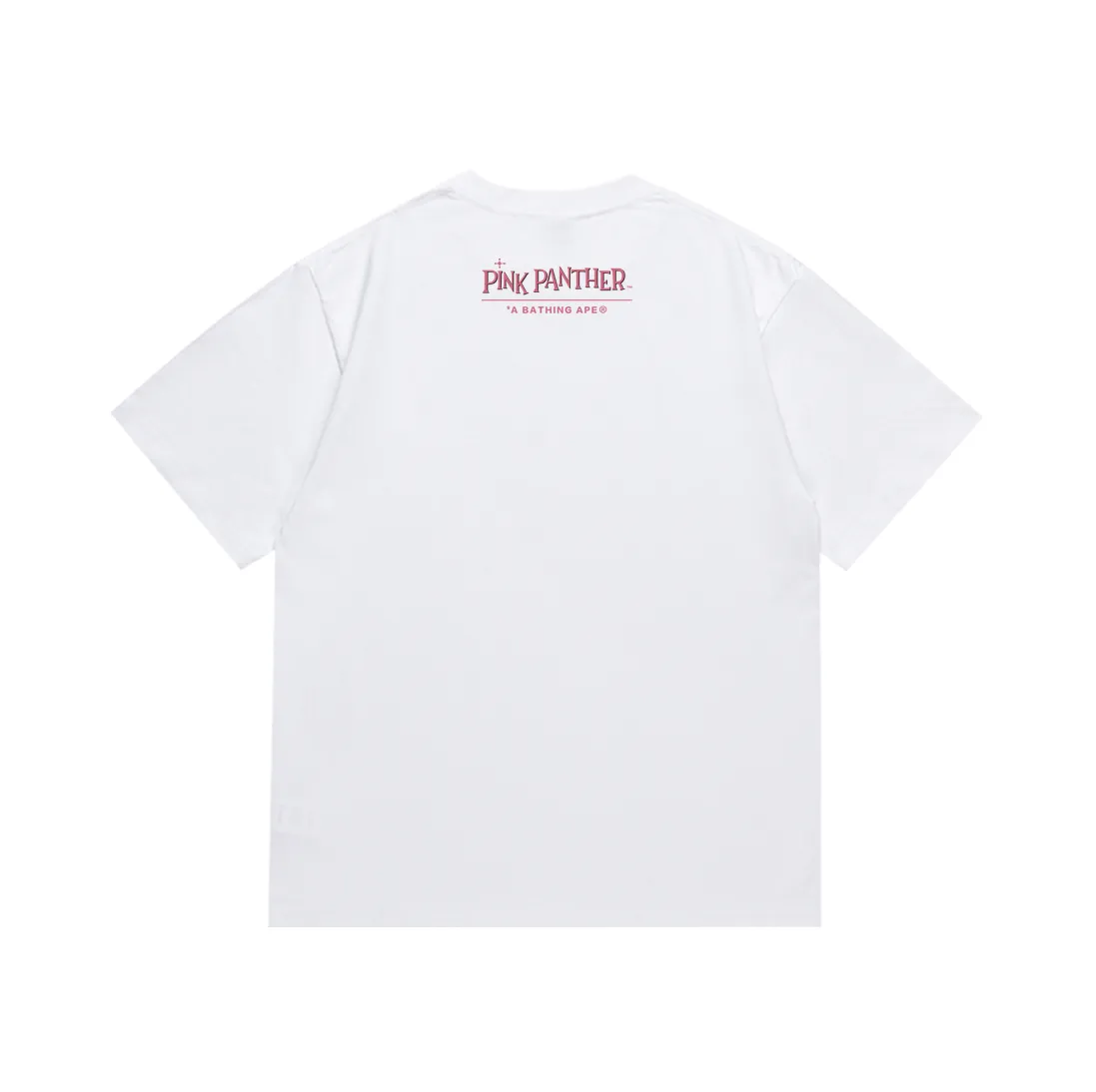 SC181#p110💰 (Top version) BAPE KIDS co-branded pink panther ape head printed short-sleeved T-shirt Made of 260 grams of high-quality high-weave pure cotton fabric, double yarn combed, soft texture and no pilling Imported environmentally friendly printing glue The pattern is bright and three-dimensional Quality💥Same style for men and women The upper body is fashionable Color: black white pink Size: S M L XL XXL