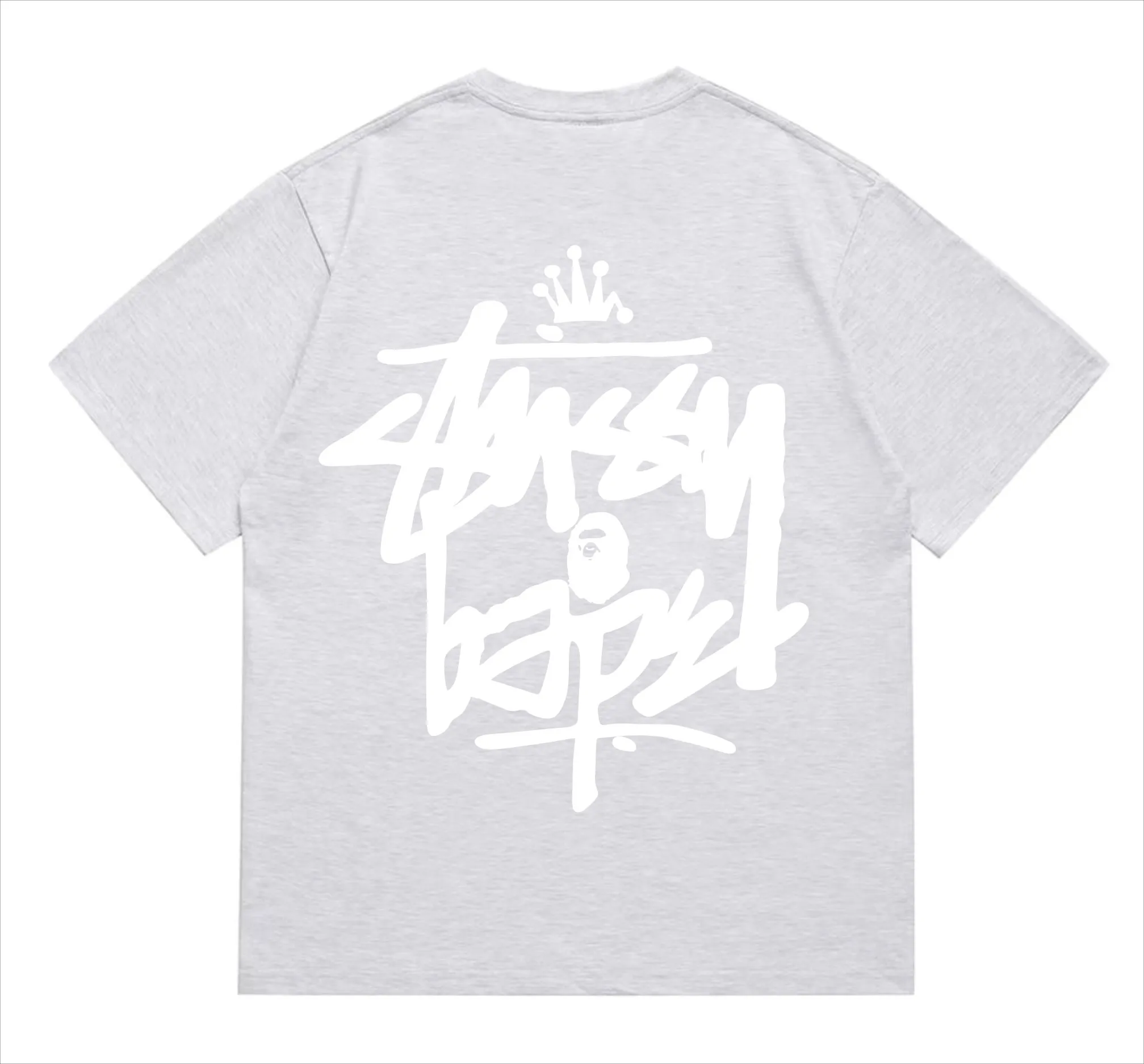 SC208#p110💰 (top version) BAPE×Stussy co-branded Stussy letter ape print T-shirt Made of 260 grams of high-quality high-weave pure cotton fabric, double yarn combed, soft texture and no pilling Imported environmentally friendly printing glue, bright and three-dimensional pattern, quality 💥Same style for men and women, the upper body is fashionable Color: black and yellow, gray and yellow, pink and yellow, red and yellow, white and yellow, black pink, gray powder, pink, red pink, white powder Black and white Gray and white Pink and white Red and white White and black Gray and black Pink and black Red and black Size: S M L XL XXL