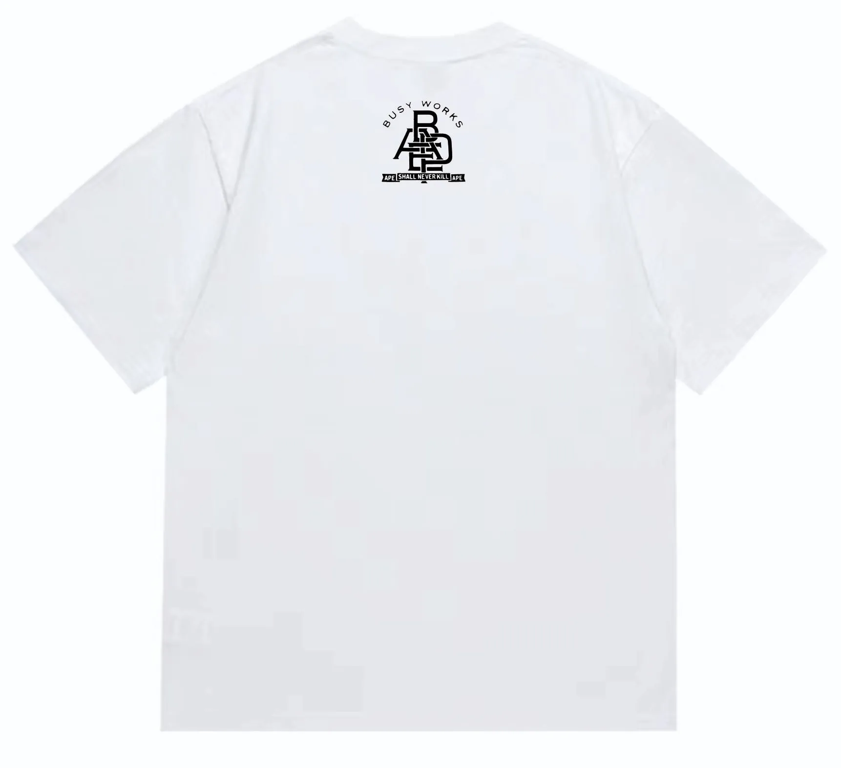 SC256#p110💰 (Top version) BAPE TIGER MILO COLLEGE TEE Tiger Shark Kung Fu printed T-shirt Made of 260 grams of high-quality high-weave pure cotton fabric, double yarn combed, soft and non-pilling, imported environmentally friendly printing glue, bright and three-dimensional pattern, quality 💥Same style for men and women, the upper body is fashionable Color: black white Size: S M L XL XXL