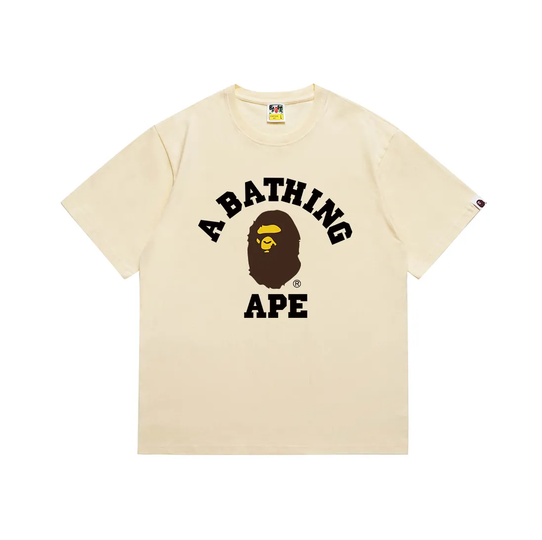 P110 SC057# (top version) BAPE Ape Man's Little Head classic letter printed short-sleeved T-shirt Made of 260 grams of high-quality high-weave pure cotton fabric, double yarn combed, soft texture and no pilling Imported environmentally friendly printing glue, bright and three-dimensional pattern, quality 💥unisex style, the upper body is trendy Color: black, burgundy, Klein blue, raspberry, brown, white, navy blue, fluorescent green, sky blue, apricot, khaki, floral gray Pink white Pink black Size: S M L XL XXL