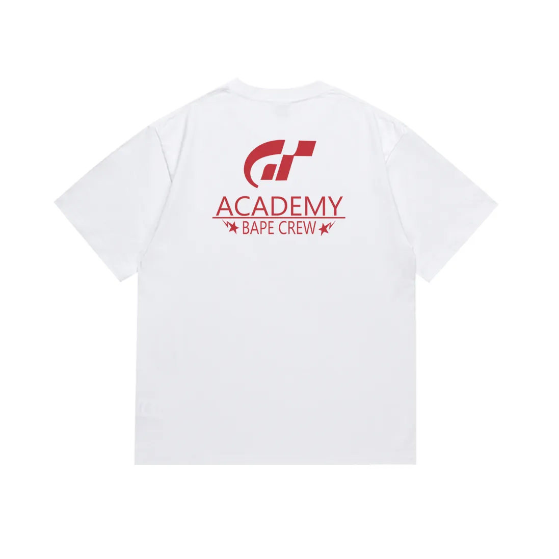 SC166#p110💰 (Top version) BAPE✖️GT racing co-branded printed short-sleeved T-shirt Made of 260 grams of high-quality high-weave pure cotton fabric, double yarn combed, soft texture and no pilling Imported environmentally friendly printing glue, bright and three-dimensional pattern, quality 💥Same style for men and women, the upper body is fashionable Color: black white Size: S M L XL XXL