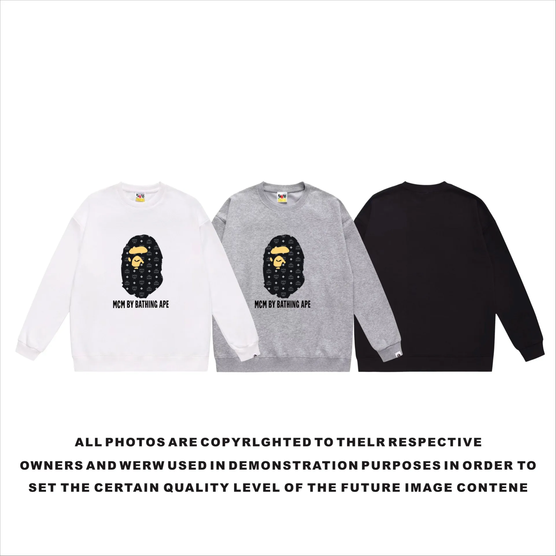 P150 model number SC533# terry 75 plus velvet 80 (top version) BAPE Size: S M L XL XXL
