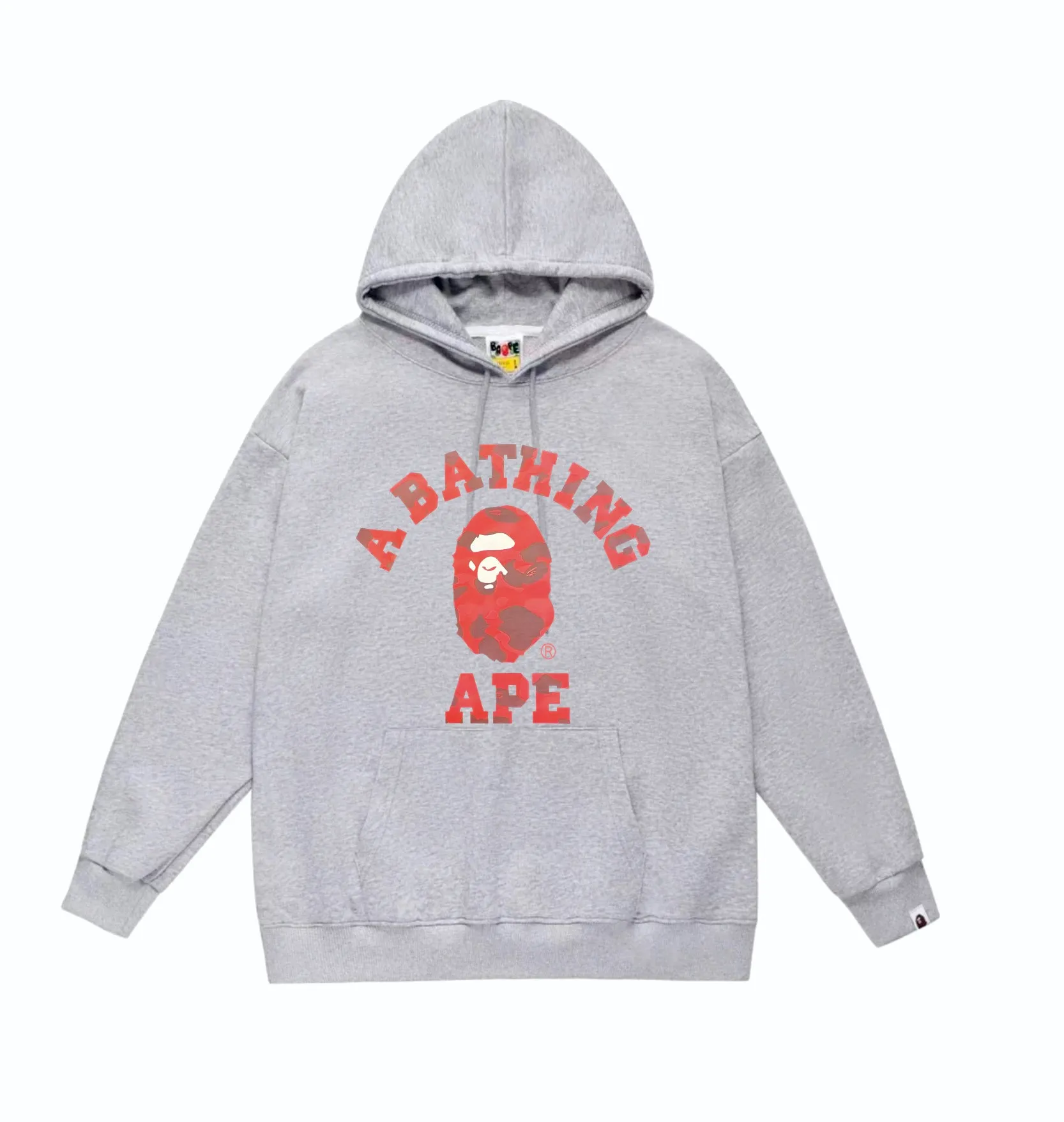 P160 model number SC849# terry 80 plus velvet 90 (top version) BAPE camouflage ape head letter print pattern hooded sweatshirt. Made of 380g large terry (drop shoulder large version) fabric, soft texture and no pilling. Imported environmentally friendly printing glue. Bright and three-dimensional pattern. Quality 💥Same style for men and women. The upper body is trendy. Color: black camouflage, white camouflage, gray camouflage, black and red, white and red, gray and red, black and blue, white and blue. Gray blue Black purple White purple Gray purple Black and yellow White and yellow Gray and yellow Size: S M L XL XXL