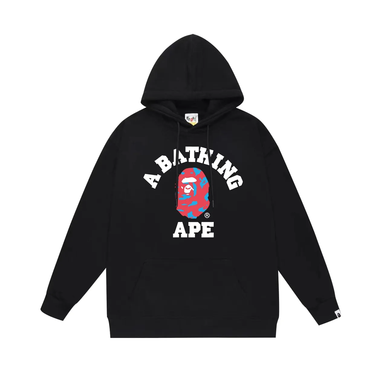Model No. SC718#terry p160 plus velvet 180💰 (top version) BAPE percussion camouflage ape head letter printed hooded sweatshirt. Made of 380g large terry (drop shoulder large version) fabric. The texture is soft and non-pilling. Imported environmentally friendly printing glue. The pattern is bright and three-dimensional. Quality💥Same style for men and women. The upper body is trendy. Color: black white gray Size: S M L XL XXL