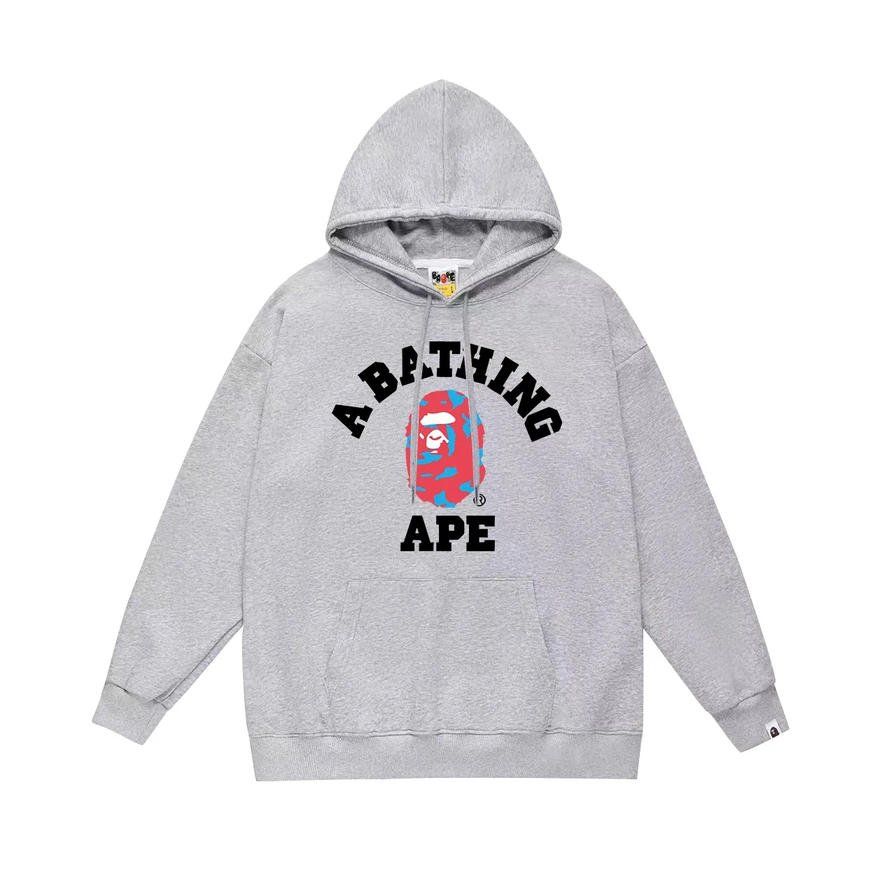 Model No. SC718#terry p160 plus velvet 180💰 (top version) BAPE percussion camouflage ape head letter printed hooded sweatshirt. Made of 380g large terry (drop shoulder large version) fabric. The texture is soft and non-pilling. Imported environmentally friendly printing glue. The pattern is bright and three-dimensional. Quality💥Same style for men and women. The upper body is trendy. Color: black white gray Size: S M L XL XXL
