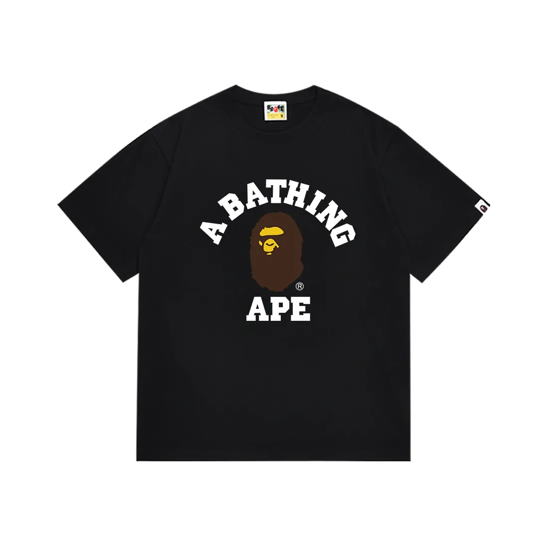 P110 SC057# (top version) BAPE Ape Man's Little Head classic letter printed short-sleeved T-shirt Made of 260 grams of high-quality high-weave pure cotton fabric, double yarn combed, soft texture and no pilling Imported environmentally friendly printing glue, bright and three-dimensional pattern, quality 💥unisex style, the upper body is trendy Color: black, burgundy, Klein blue, raspberry, brown, white, navy blue, fluorescent green, sky blue, apricot, khaki, floral gray Pink white Pink black Size: S M L XL XXL