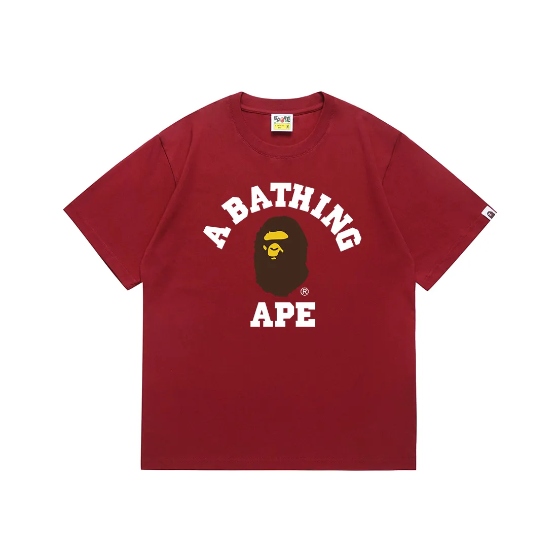 P110 SC057# (top version) BAPE Ape Man's Little Head classic letter printed short-sleeved T-shirt Made of 260 grams of high-quality high-weave pure cotton fabric, double yarn combed, soft texture and no pilling Imported environmentally friendly printing glue, bright and three-dimensional pattern, quality 💥unisex style, the upper body is trendy Color: black, burgundy, Klein blue, raspberry, brown, white, navy blue, fluorescent green, sky blue, apricot, khaki, floral gray Pink white Pink black Size: S M L XL XXL