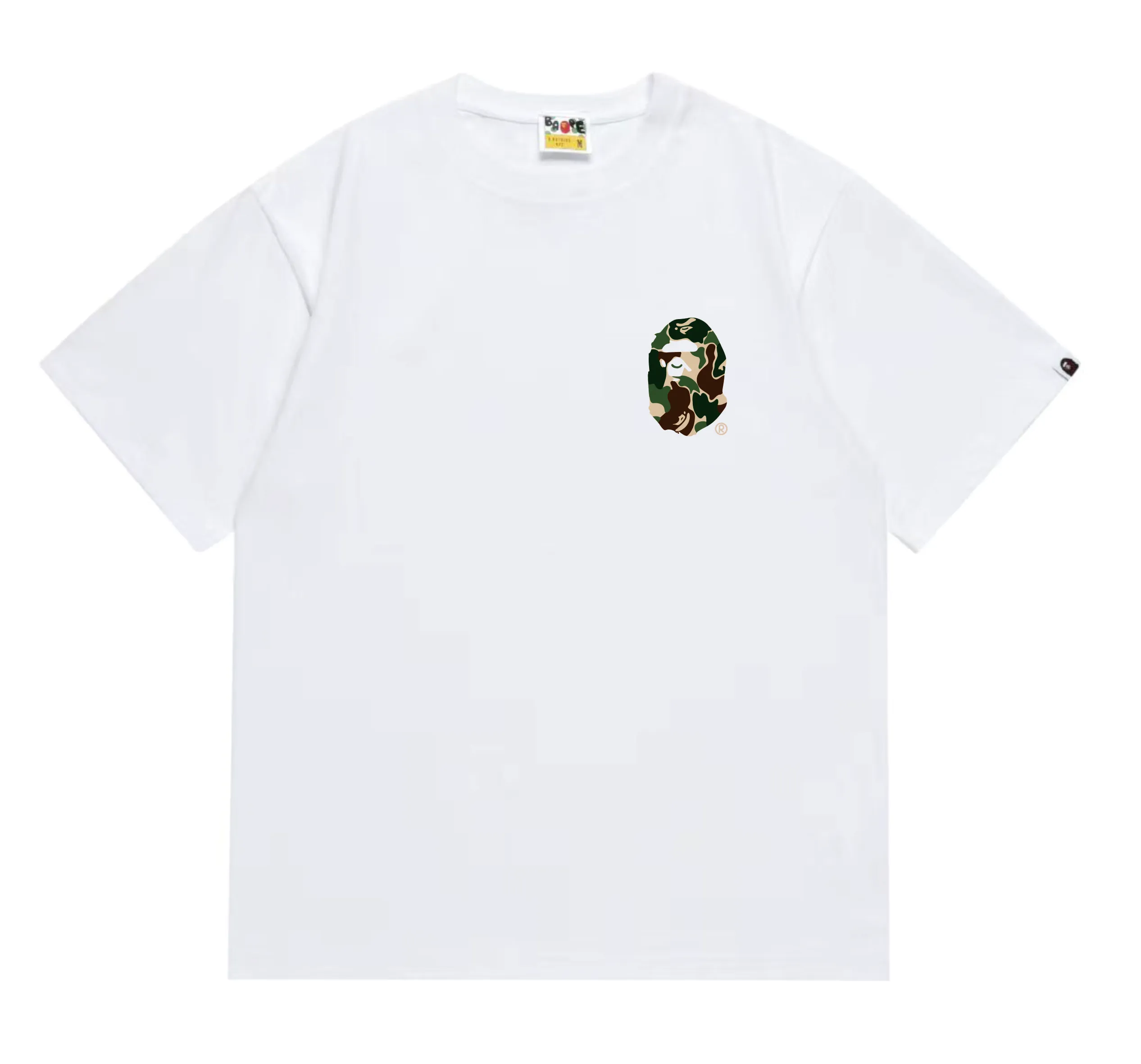 SC212#p110💰 (top version) BAPE×Stussy co-branded Stussy letter ape print T-shirt Made of 260 grams of high-quality high-weave pure cotton fabric, double yarn combed, soft texture and no pilling Imported environmentally friendly printing glue The pattern is bright and three-dimensional The quality is the same for men and women The upper body is trendy Color: Black White Gray Pink Red Size: S M L XL XXL