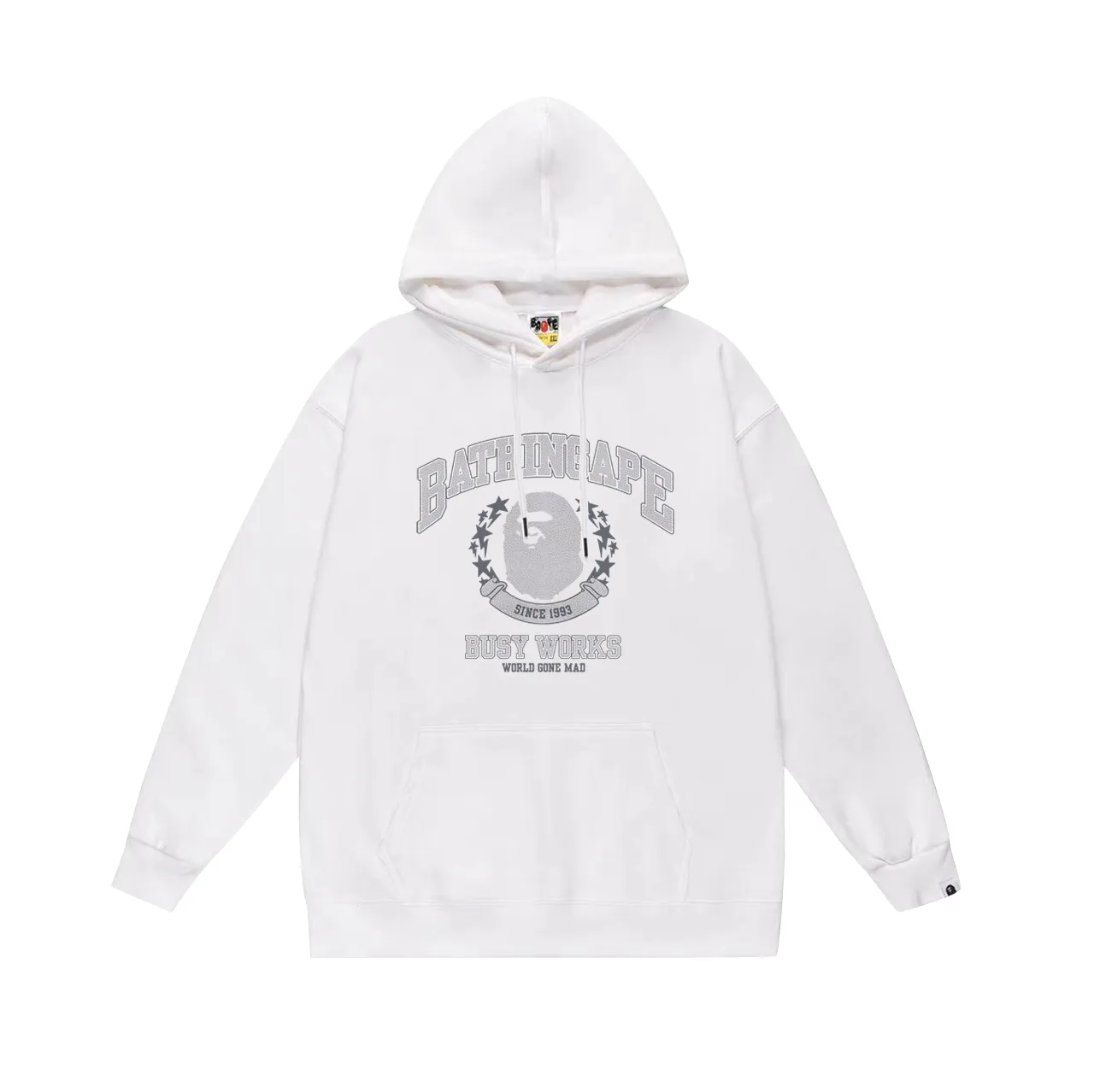 P160 model number SC769# terry 80 plus velvet 90 (top version) BAPE BATHING APE RELAXED camouflage ape print hooded sweatshirt Made of 380g large terry (drop shoulder large version) fabric, soft and non-pilling, imported environmentally friendly printing glue, bright and three-dimensional pattern, quality 💥Same style for men and women, the upper body is fashionable Color: black white gray Size: S M L XL XXL