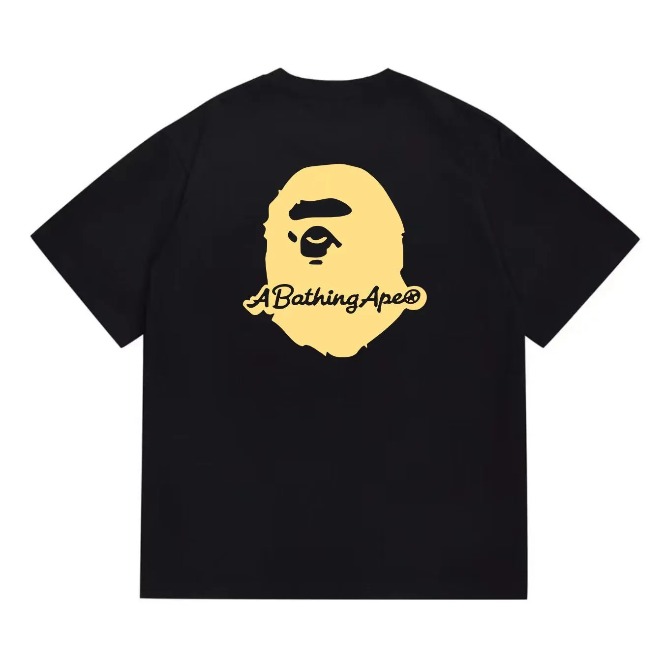 SC279#p110💰 (top version) BAPE uses 260 grams of high-quality high-weave pure cotton fabric, double yarn combed, soft and non-pilling texture, imported environmentally friendly printing glue, bright and three-dimensional pattern, quality 💥Same style for men and women, the upper body is trendy Color: Black White Size: S M L XL XXL
