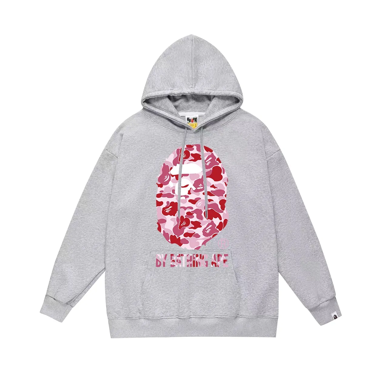 Model No. SC675# terry p160 plus velvet p180💰 (top version) BAPE camouflage ape head LOGO printed hooded sweatshirt. Made of 380g large terry 430g silver fox velvet (drop shoulder large version) fabric. The texture is soft and non-pilling. Imported environmentally friendly printing glue. The pattern is bright and three-dimensional. Quality💥Same style for men and women. The upper body is trendy. Color: black red white red gray red Size: S M L XL XXL