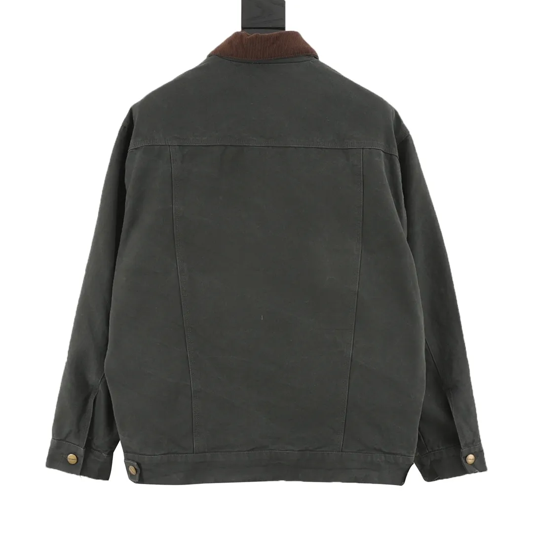🅿️580 CARHART Workwear Jacket, Couple Style, Really Handsome, Great Color, Fabric Made of 340g High-Quality Pure Cotton Canvas, The Overall Condition Is Excellent After Washing, The Small Details Are Very Top-notch, It Is One of the Hottest Workwear Brands Recently, Its Classic Degree in the Hearts of Many American Workwear Players, Its Variety Is Indescribable, The Washed Smell Is Very Heavy, The Upper Body Is Very Wearable, SIZE: S-XL