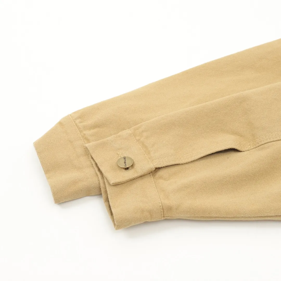🅿️580 CARHART Workwear Jacket, Couple Style, Really Handsome, Great Color, Fabric Made of 340g High-Quality Pure Cotton Canvas, The Overall Condition Is Excellent After Washing, The Small Details Are Very Top-notch, It Is One of the Hottest Workwear Brands Recently, Its Classic Degree in the Hearts of Many American Workwear Players, Its Variety Is Indescribable, The Washed Smell Is Very Heavy, The Upper Body Is Very Wearable, SIZE: S-XL