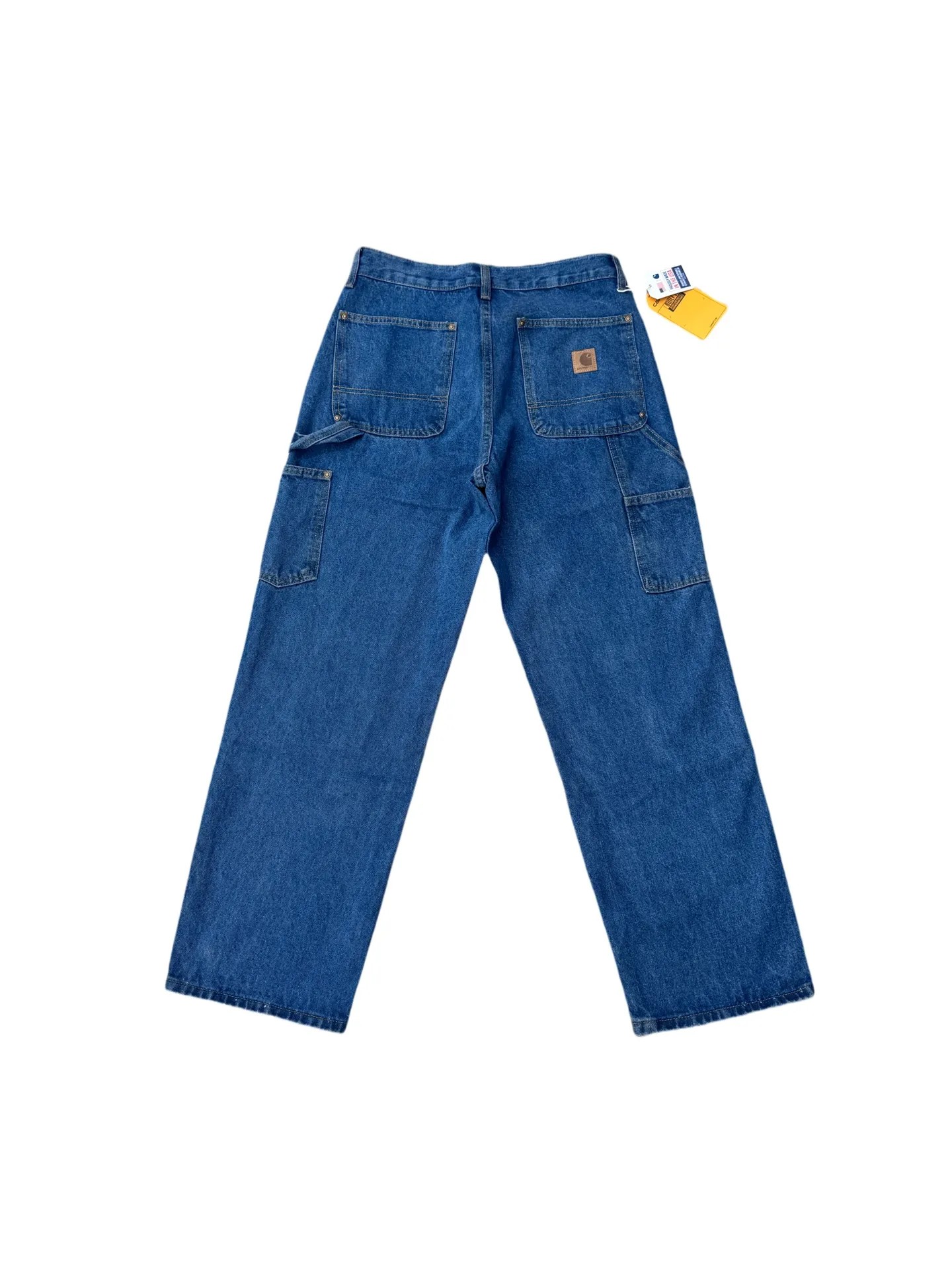 🅿️250 K019 Carhartt WIP Japanese style work style jeans with customized original logo buckle, YKK zipper fly, smooth and easy to pull! Many locations are reinforced with tacks, and the workmanship is solid! The overall tailoring adopts three-dimensional structure tailoring! Ergonomically designed, more flexible when wearing! The cut is streamlined and streamlined, allowing you to move flexibly with your body! Integrates functionality, beauty and durability! Suitable for business, travel, leisure and many other occasions! Straight version Color: dark blue Size: S-XXL