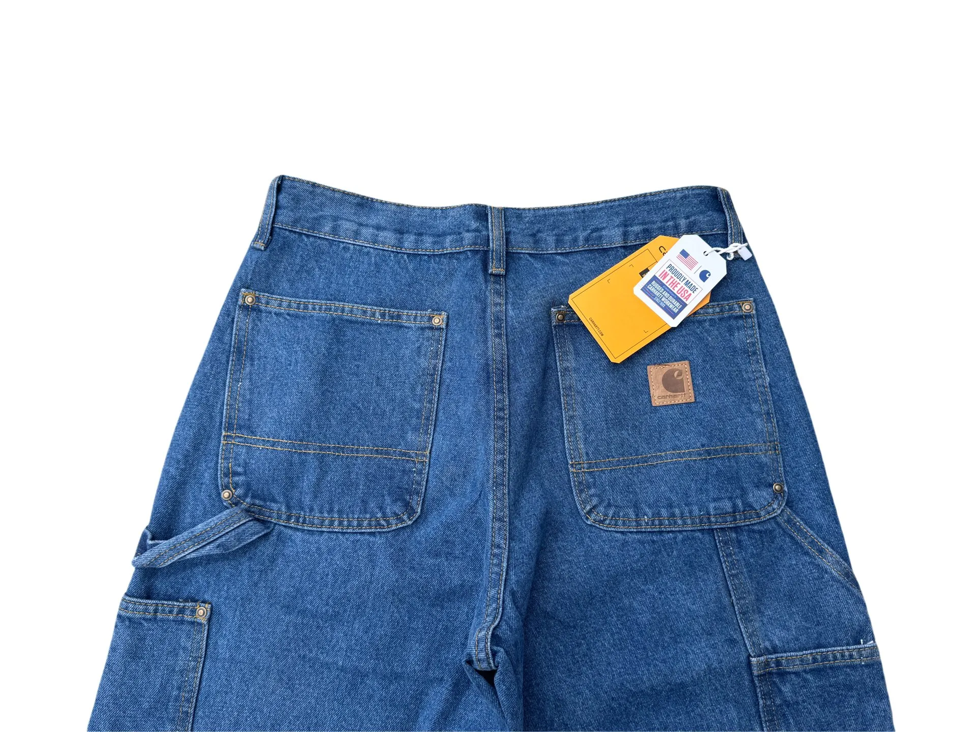 🅿️250 K019 Carhartt WIP Japanese style work style jeans with customized original logo buckle, YKK zipper fly, smooth and easy to pull! Many locations are reinforced with tacks, and the workmanship is solid! The overall tailoring adopts three-dimensional structure tailoring! Ergonomically designed, more flexible when wearing! The cut is streamlined and streamlined, allowing you to move flexibly with your body! Integrates functionality, beauty and durability! Suitable for business, travel, leisure and many other occasions! Straight version Color: dark blue Size: S-XXL