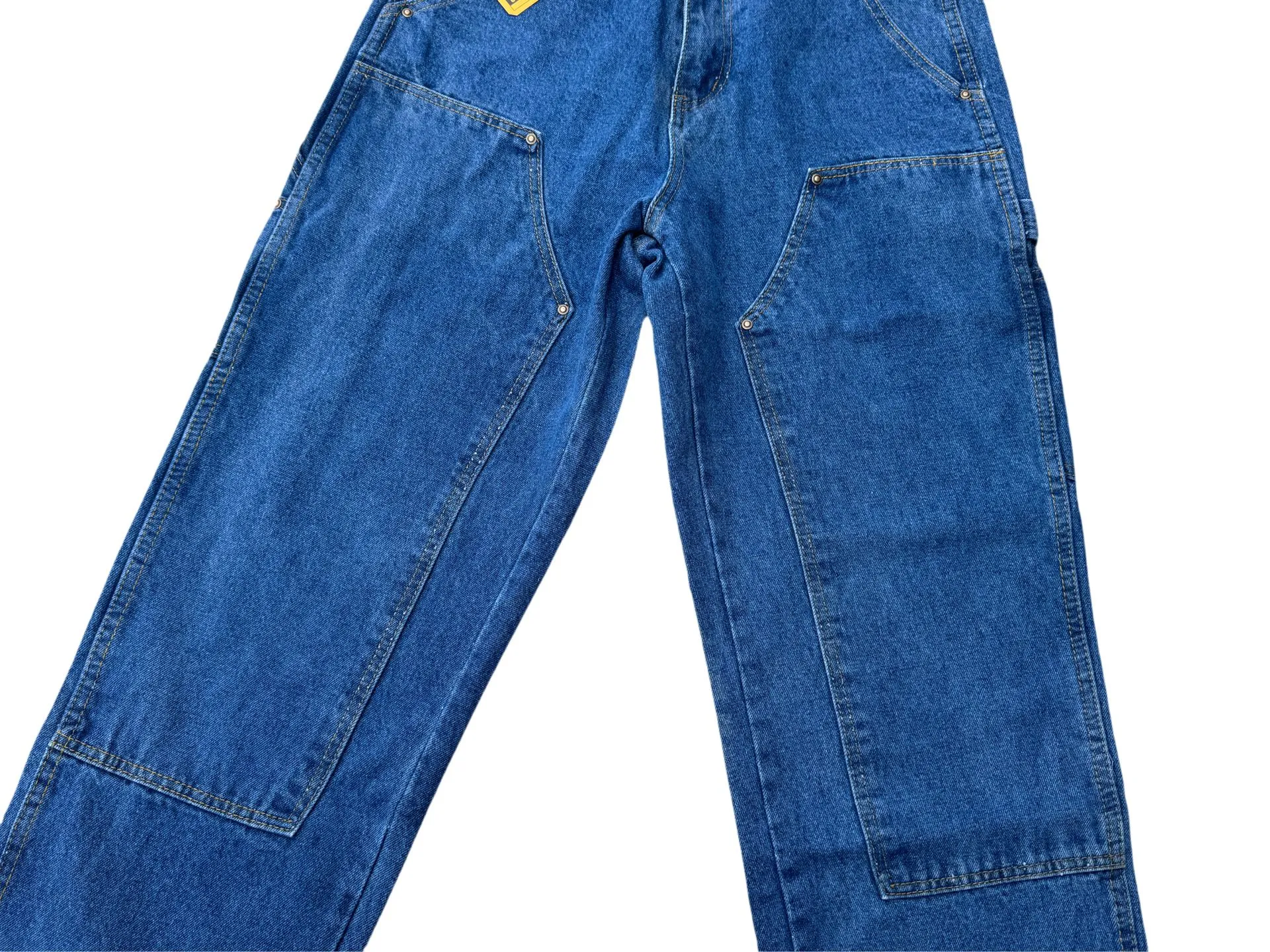 🅿️250 K019 Carhartt WIP Japanese style work style jeans with customized original logo buckle, YKK zipper fly, smooth and easy to pull! Many locations are reinforced with tacks, and the workmanship is solid! The overall tailoring adopts three-dimensional structure tailoring! Ergonomically designed, more flexible when wearing! The cut is streamlined and streamlined, allowing you to move flexibly with your body! Integrates functionality, beauty and durability! Suitable for business, travel, leisure and many other occasions! Straight version Color: dark blue Size: S-XXL