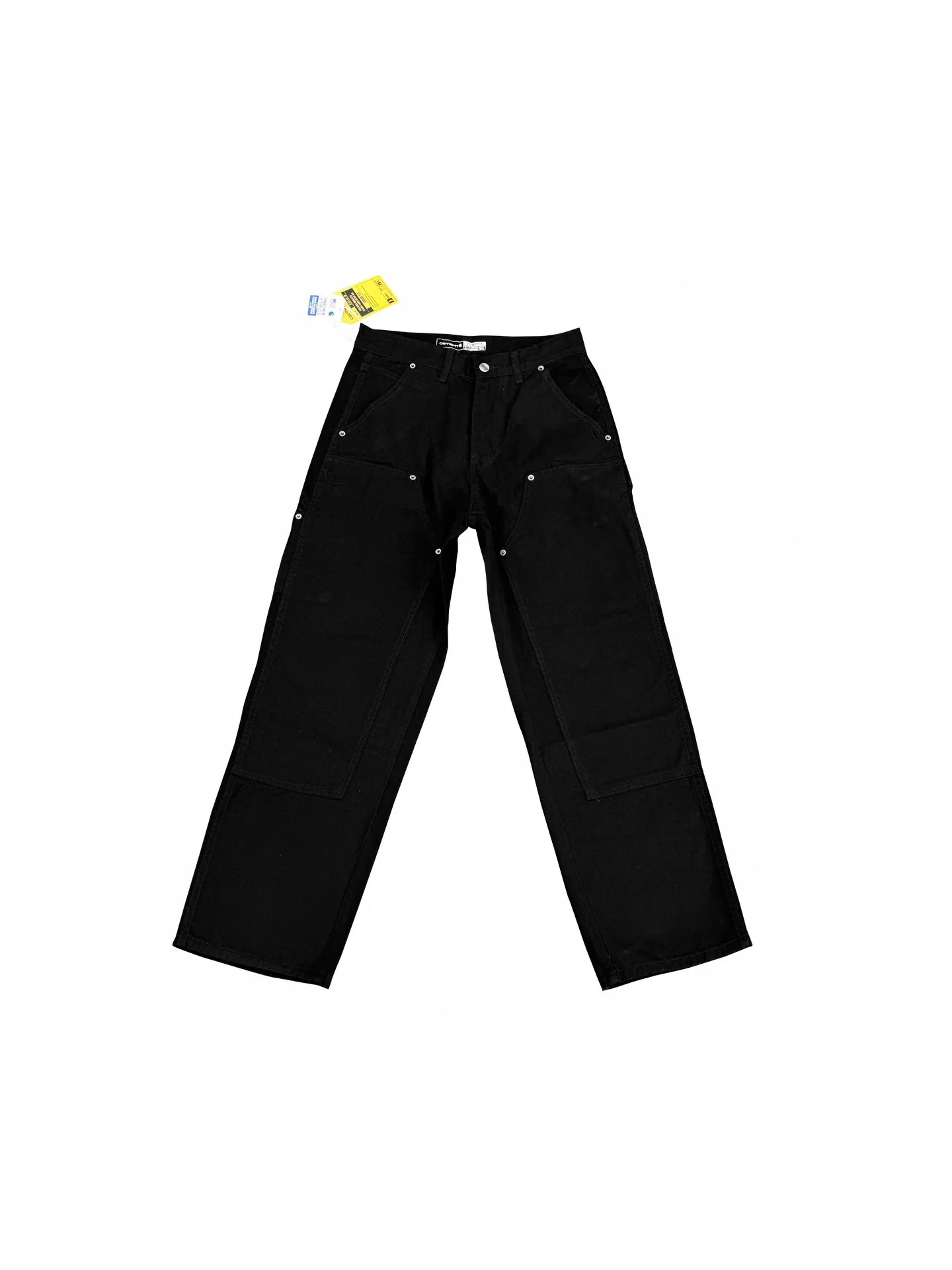 🅿️250 K022 Carhartt WIP Japanese style work style jeans with customized original logo buckle, YKK zipper fly, smooth and easy to pull! Many locations are reinforced with tacks, and the workmanship is solid! The overall tailoring adopts three-dimensional structure tailoring! Ergonomically designed, more flexible when wearing! The cut is streamlined and streamlined, allowing you to move flexibly with your body! Integrates functionality, beauty and durability! Suitable for business, travel, leisure and many other occasions! Straight fit Color: Black Size: S-XXL