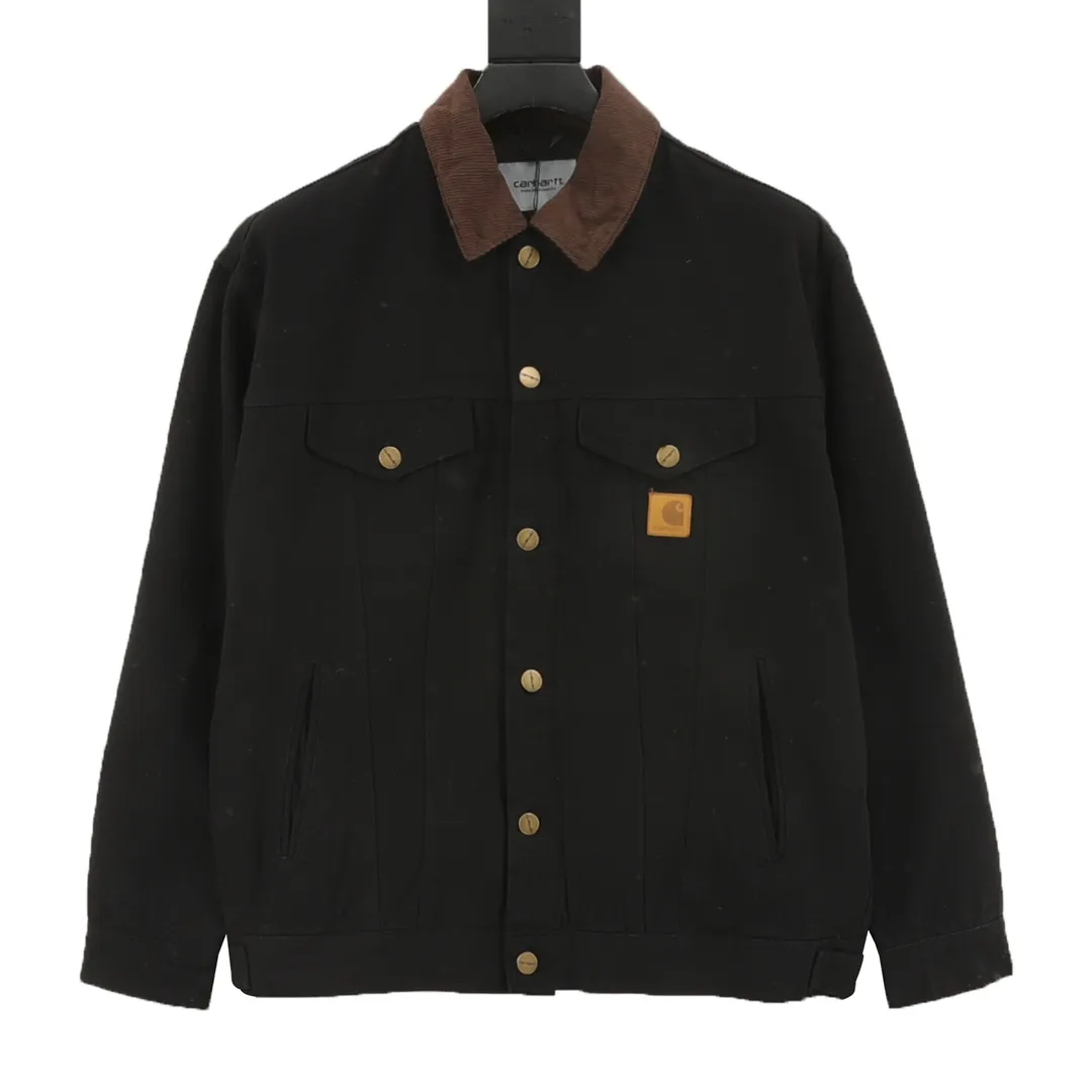 🅿️580 CARHART Workwear Jacket, Couple Style, Really Handsome, Great Color, Fabric Made of 340g High-Quality Pure Cotton Canvas, The Overall Condition Is Excellent After Washing, The Small Details Are Very Top-notch, It Is One of the Hottest Workwear Brands Recently, Its Classic Degree in the Hearts of Many American Workwear Players, Its Variety Is Indescribable, The Washed Smell Is Very Heavy, The Upper Body Is Very Wearable, SIZE: S-XL