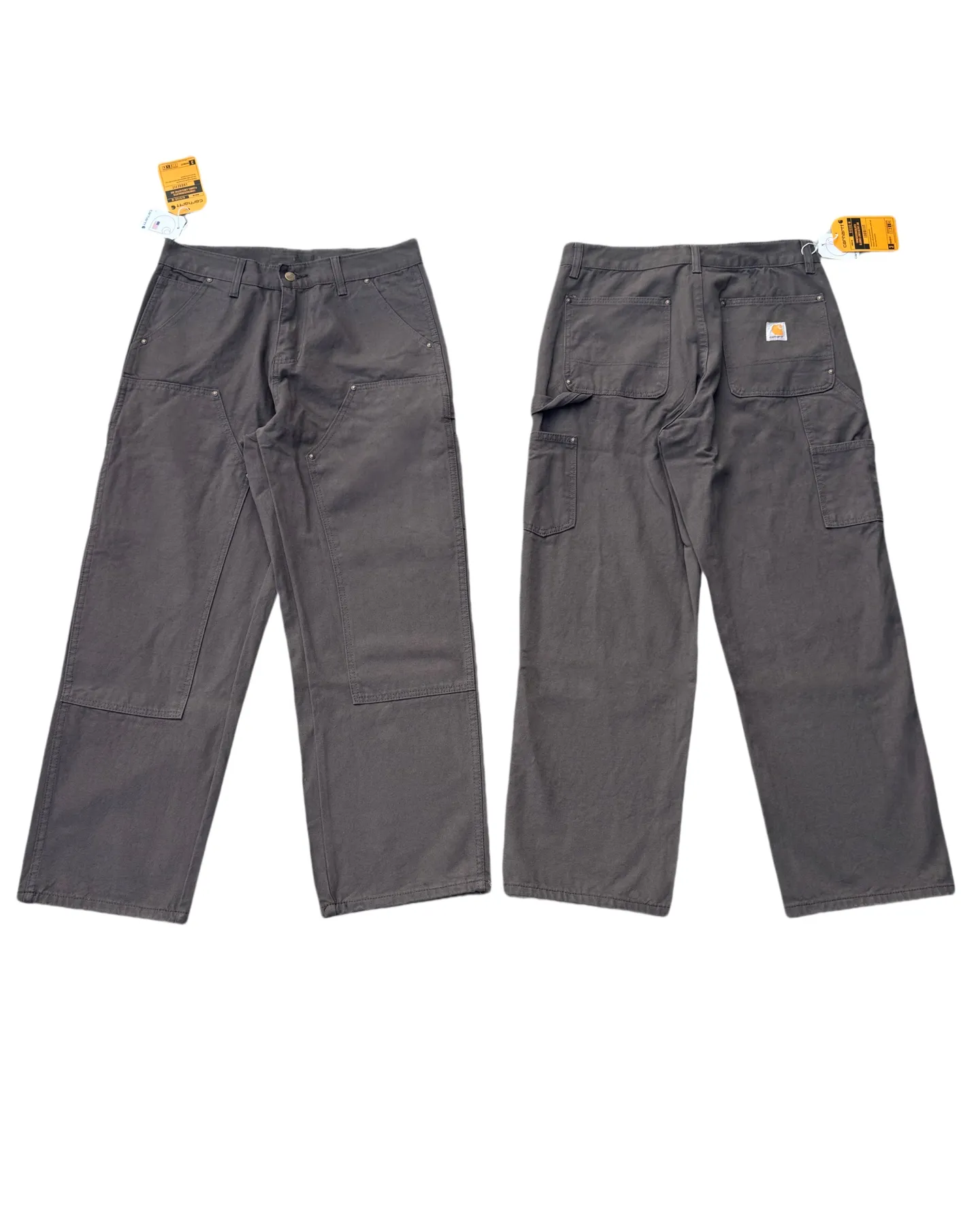 🅿️250 K021 Carhartt WIP Japanese style work style jeans with customized original logo buckle, YKK zipper fly, smooth and easy to pull! Many locations are reinforced with tacks, and the workmanship is solid! The overall tailoring adopts three-dimensional structure tailoring! Ergonomically designed, more flexible when wearing! The cut is streamlined and streamlined, allowing you to move flexibly with your body! Integrates functionality, beauty and durability! Suitable for business, travel, leisure and many other occasions! Straight version Color: Dark Gray Size: S-XXL (28 30 32 34 36)