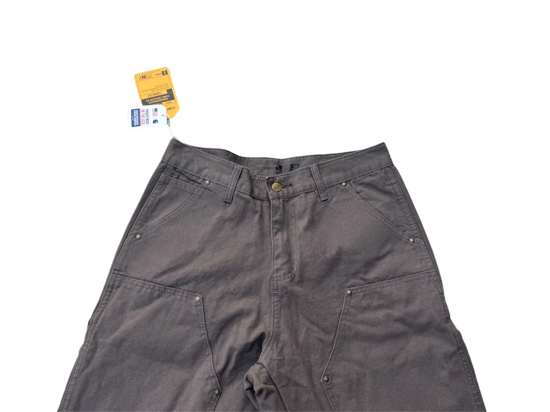 🅿️250 K021 Carhartt WIP Japanese style work style jeans with customized original logo buckle, YKK zipper fly, smooth and easy to pull! Many locations are reinforced with tacks, and the workmanship is solid! The overall tailoring adopts three-dimensional structure tailoring! Ergonomically designed, more flexible when wearing! The cut is streamlined and streamlined, allowing you to move flexibly with your body! Integrates functionality, beauty and durability! Suitable for business, travel, leisure and many other occasions! Straight version Color: Dark Gray Size: S-XXL (28 30 32 34 36)