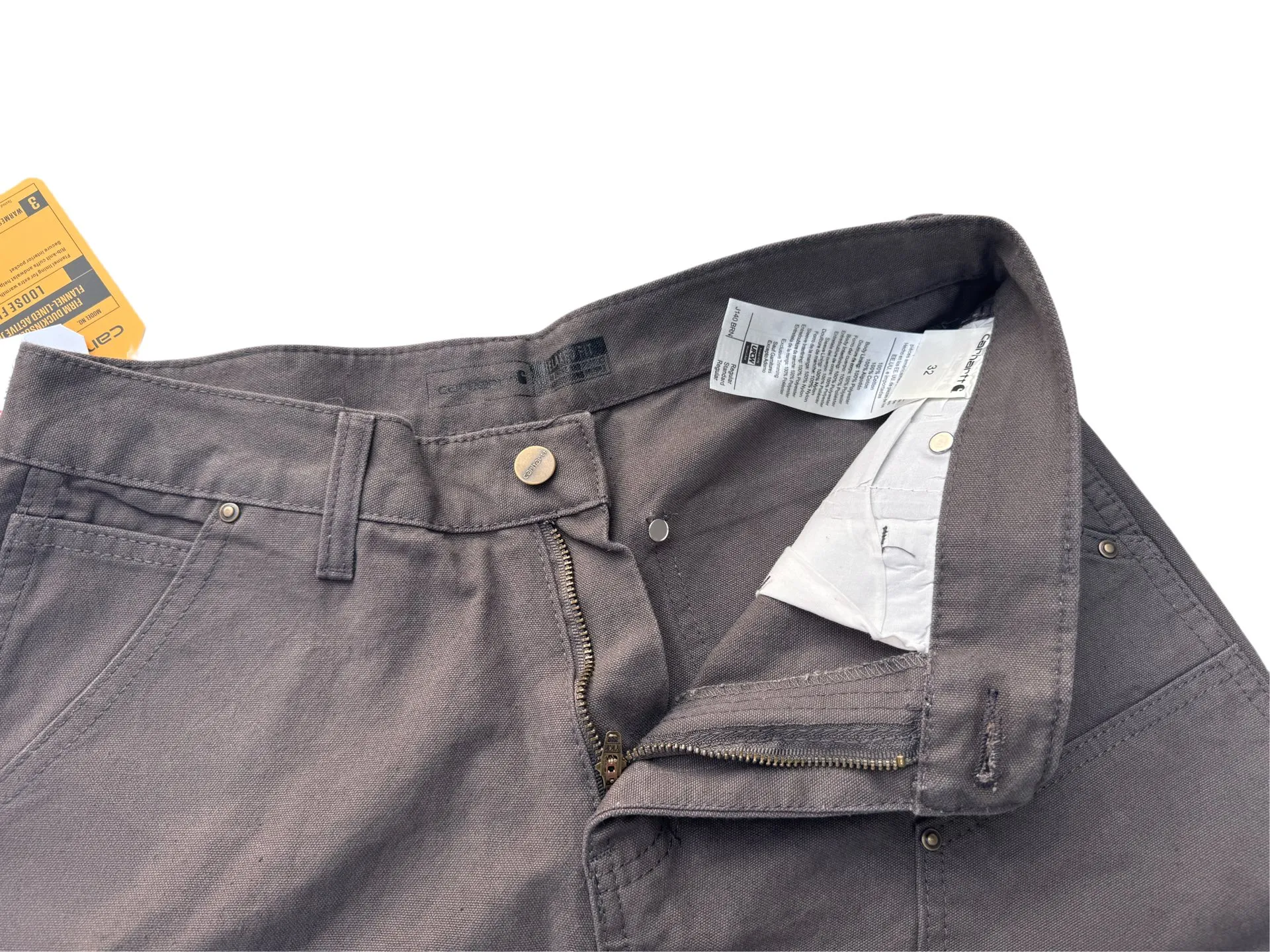 🅿️250 K021 Carhartt WIP Japanese style work style jeans with customized original logo buckle, YKK zipper fly, smooth and easy to pull! Many locations are reinforced with tacks, and the workmanship is solid! The overall tailoring adopts three-dimensional structure tailoring! Ergonomically designed, more flexible when wearing! The cut is streamlined and streamlined, allowing you to move flexibly with your body! Integrates functionality, beauty and durability! Suitable for business, travel, leisure and many other occasions! Straight version Color: Dark Gray Size: S-XXL (28 30 32 34 36)