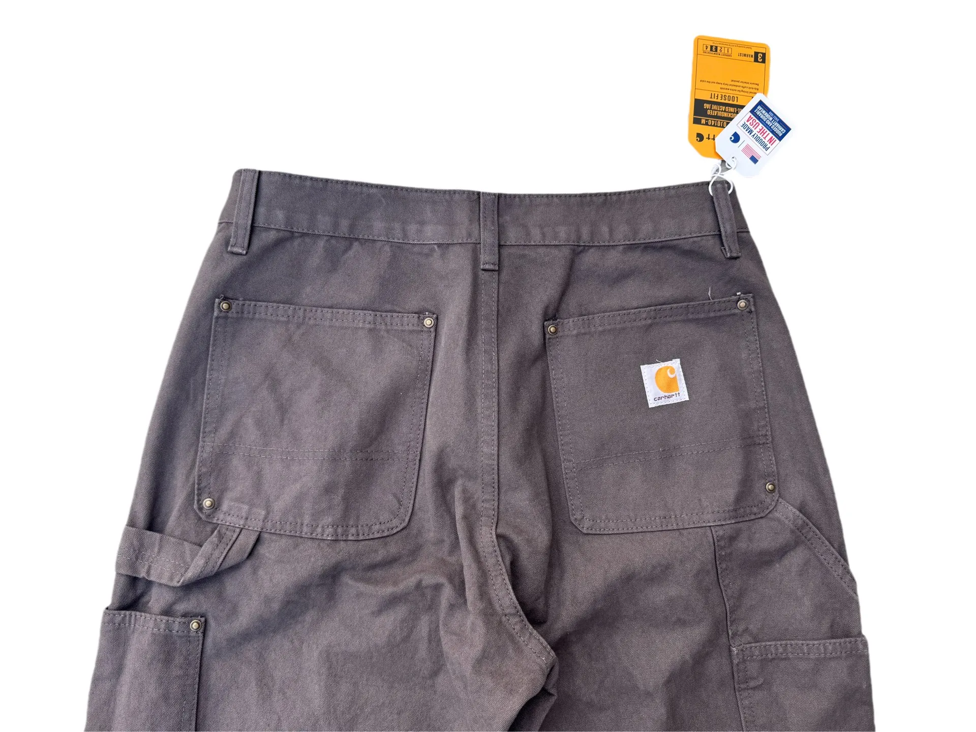 🅿️250 K021 Carhartt WIP Japanese style work style jeans with customized original logo buckle, YKK zipper fly, smooth and easy to pull! Many locations are reinforced with tacks, and the workmanship is solid! The overall tailoring adopts three-dimensional structure tailoring! Ergonomically designed, more flexible when wearing! The cut is streamlined and streamlined, allowing you to move flexibly with your body! Integrates functionality, beauty and durability! Suitable for business, travel, leisure and many other occasions! Straight version Color: Dark Gray Size: S-XXL (28 30 32 34 36)