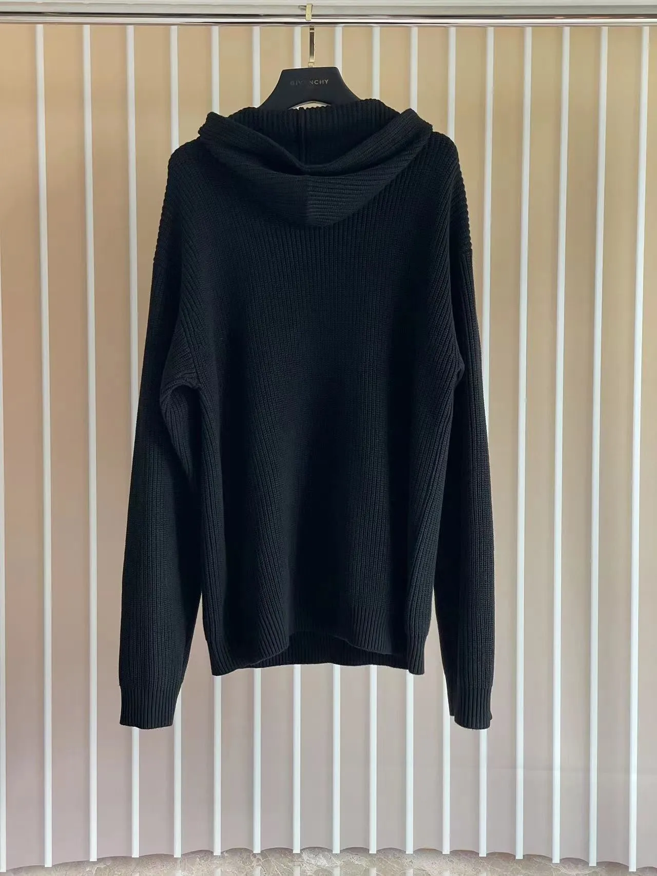 Celine LOGO embroidered patch wool sweater