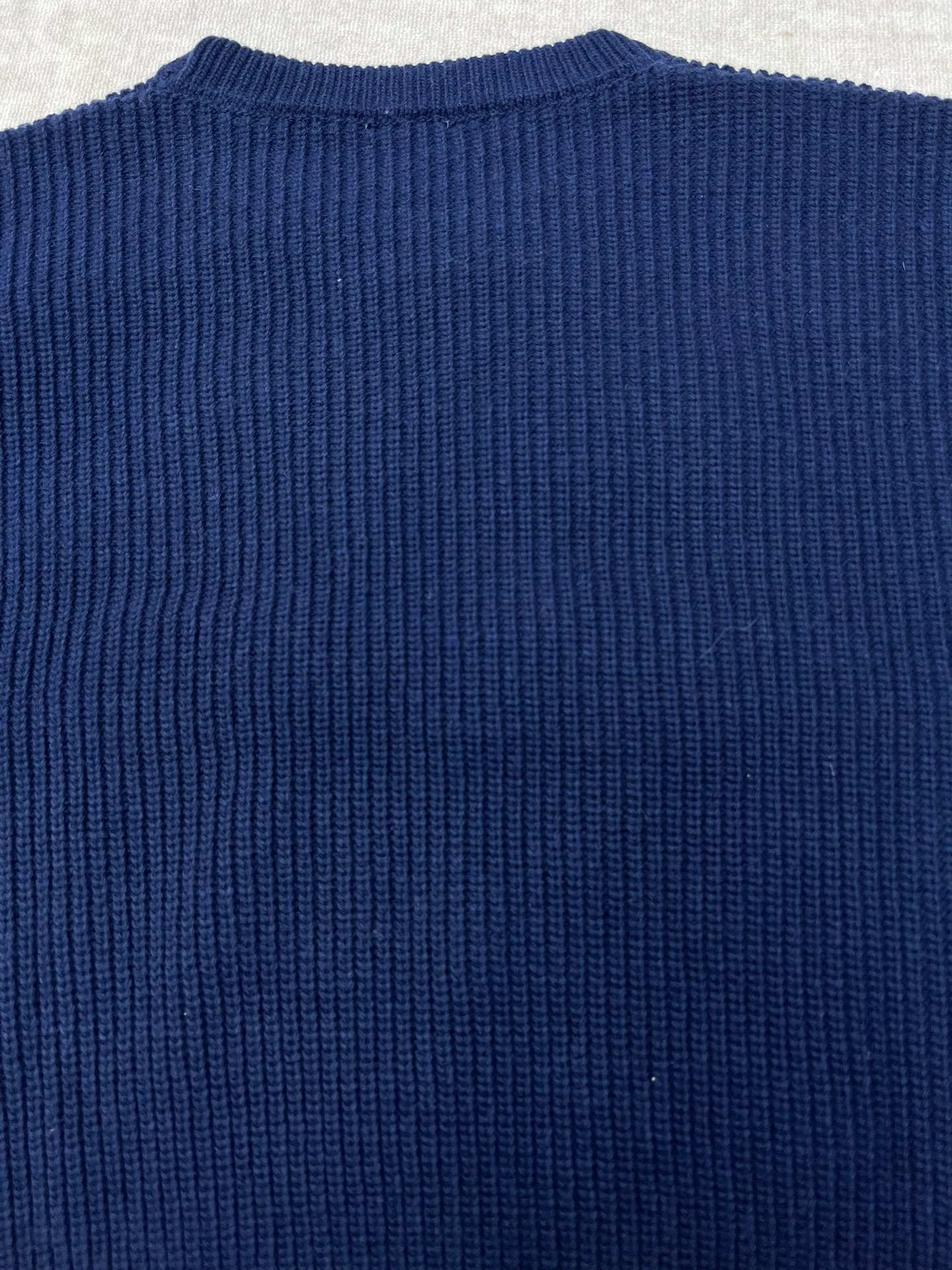 🅿️550 Celine 25ss new round neck pullover 100% wool TRIOMPHE patch loose fit round neck long sleeves dropped shoulders with ribbed trim Size: S.M.L.