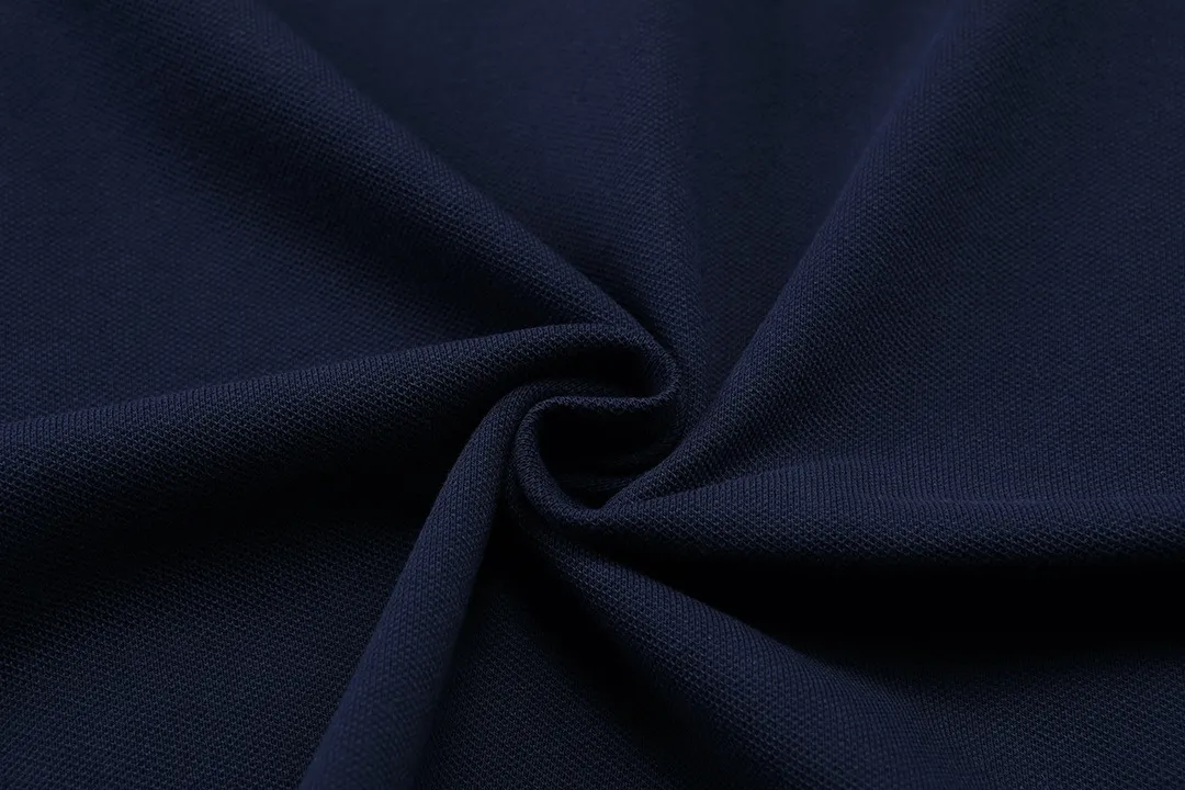 🅿️190 Celine 2025 new model Arc de Triomphe logo embroidery, same style for men and women, casual polo shirt ·Customized pique cotton fabric ·Imported Tajima machine embroidery technology ·Collar label, hangtag, main mark and three labels complete Color: dark blue Size: M-XXXL