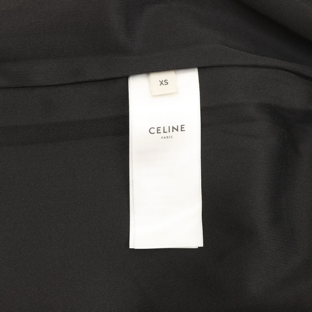 🅿️540 Celine/Celine 23Fw classic small label webbing suit jacket. Purchased as original, perfectly restored. Custom-woven and dyed fabrics have a very high scrap rate and take a long time to make clothes. For Wang Yibo's upper body, the fabric is the same as the original version, the pattern is the same as the original version, and the imported pigments have a very high degree of restoration. Different from market versions, truly high-end products Size:XS-L