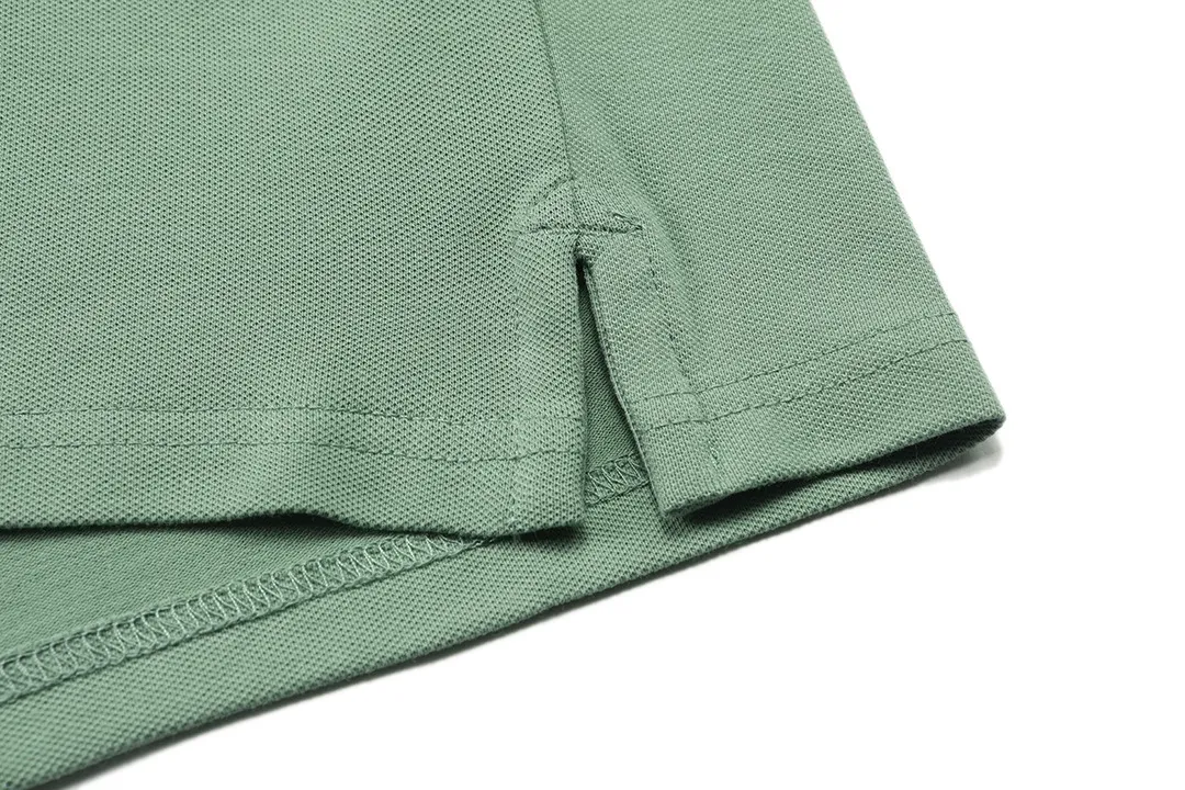 🅿️190 Celine Celine 2025 new model Arc de Triomphe logo embroidery, same style for men and women, casual polo shirt ·Customized pique cotton fabric ·Imported Tajima machine embroidery technology ·Collar tag, main mark and three labels complete Color: dark green Size: M-XXXL
