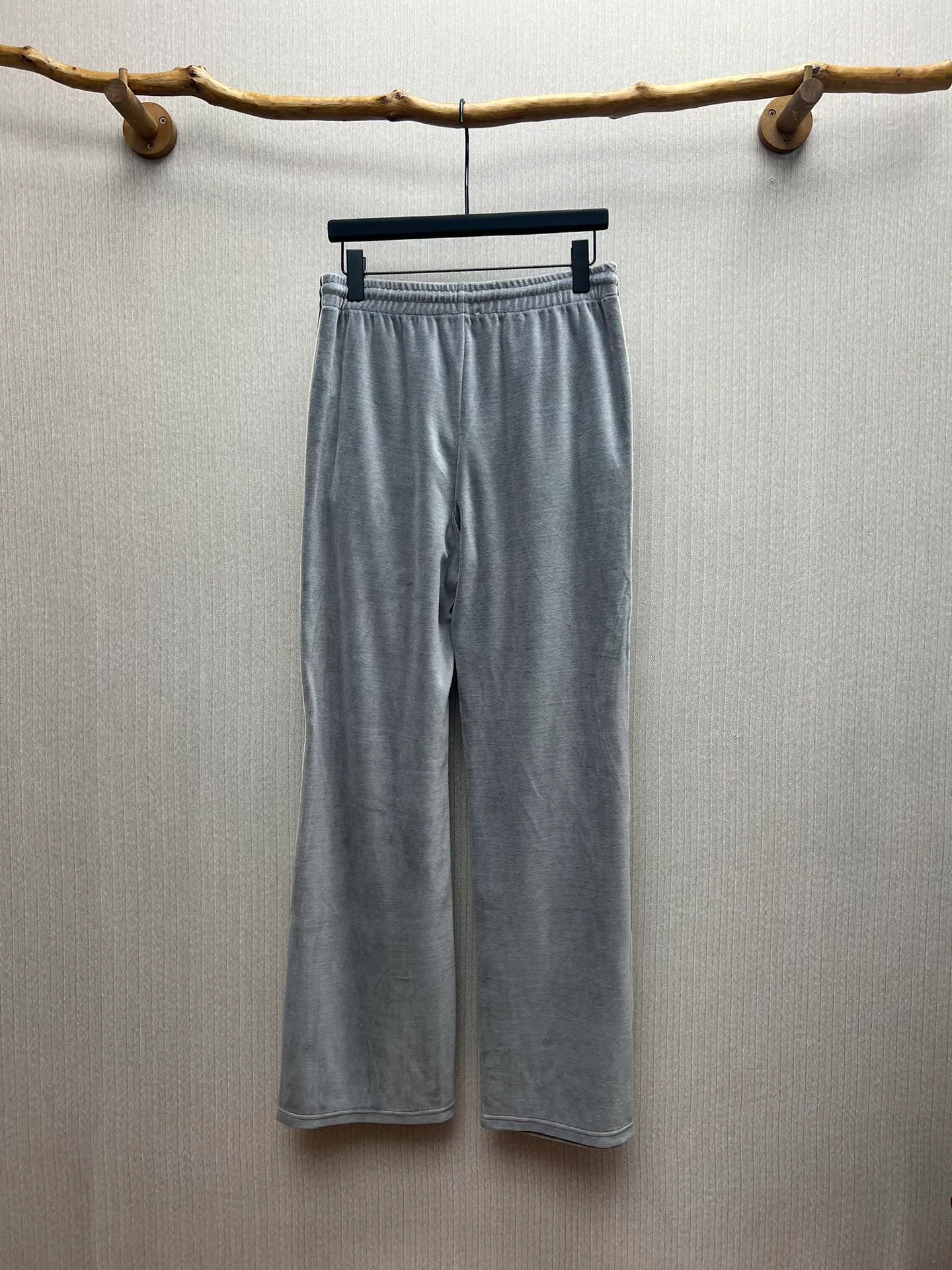 🅿️470 Celine 25ss new cotton velvet sports pants casual pants women's high version code number: S.M.L.