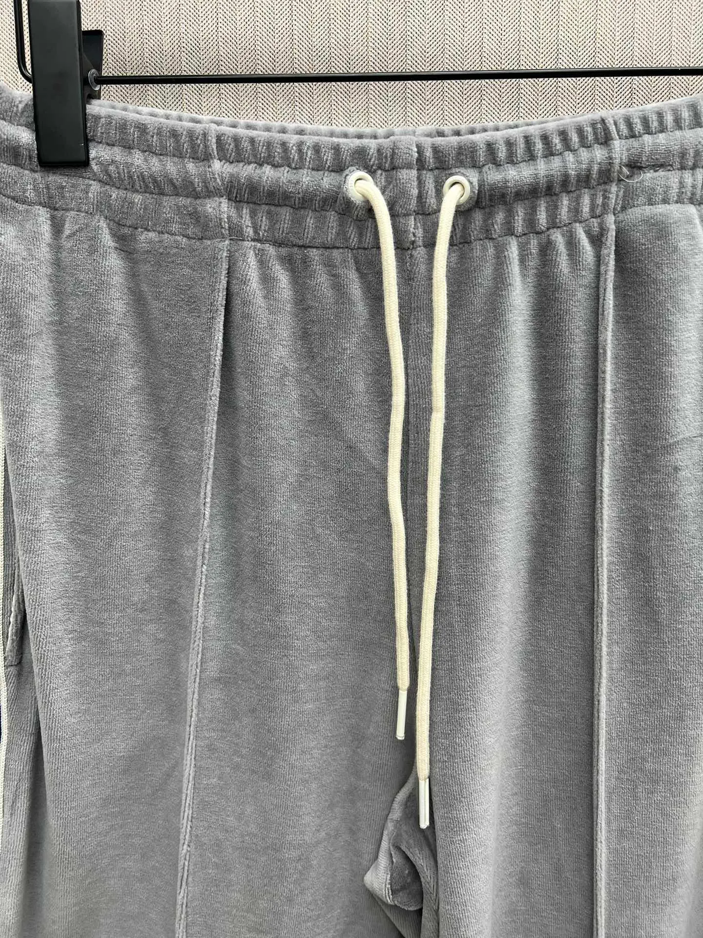 🅿️470 Celine 25ss new cotton velvet sports pants casual pants women's high version code number: S.M.L.