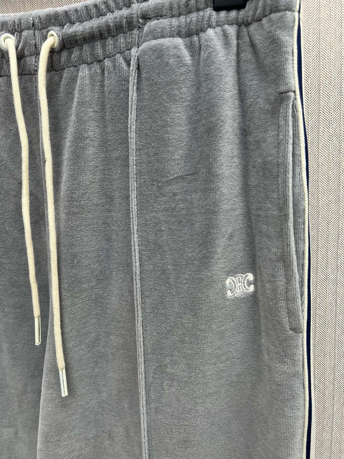 🅿️470 Celine 25ss new cotton velvet sports pants casual pants women's high version code number: S.M.L.