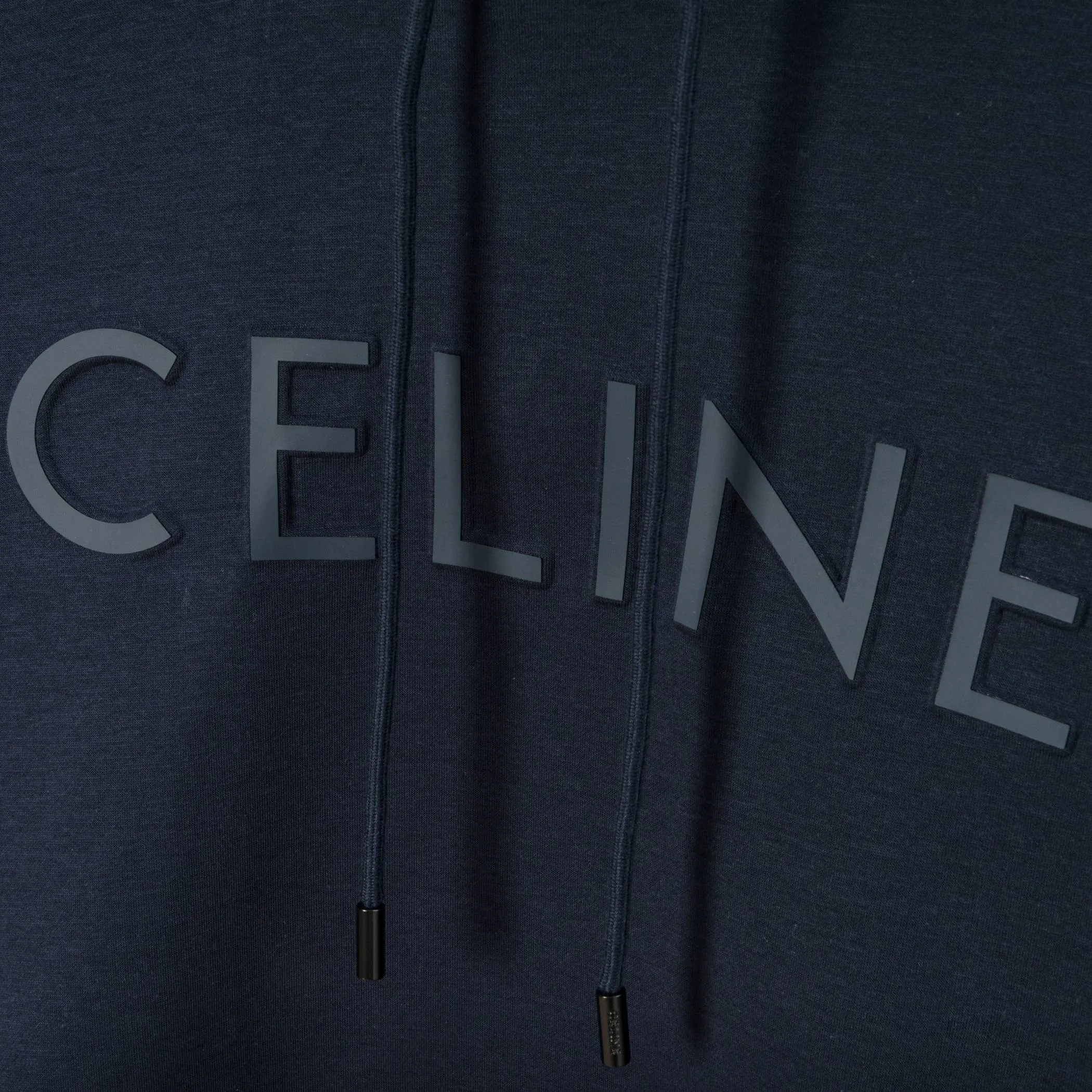 🅿️340 CELINE autumn and winter velvet hooded sweatshirt. The fabric is comfortable and soft. Composite Austrian velvet, fine workmanship. It also brings the trend of special craftsmanship, custom dyeing, complete with three standards. Non-market ordinary version. Compare at will. Quality is absolutely guaranteed. Color: black, white, navy blue. Size: S M L XL [Style No. A3331]