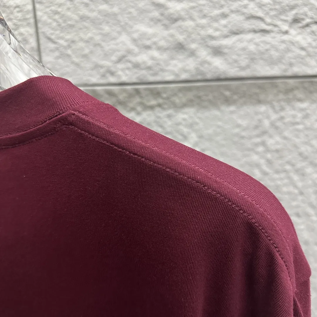 🅿️180 Celi* Celi Celin 2025 Spring and Summer Style Simple letter small embroidery personalized logo Customized double yarn plain cotton fabric Short-sleeved T-shirt Uniform for men and women Color: Black White Angora Red Floral Gray Size: S (90-130 catties) M (120-150 catties) L (140-165 catties) XL (160-180 pounds) XXL (180-210 pounds)
