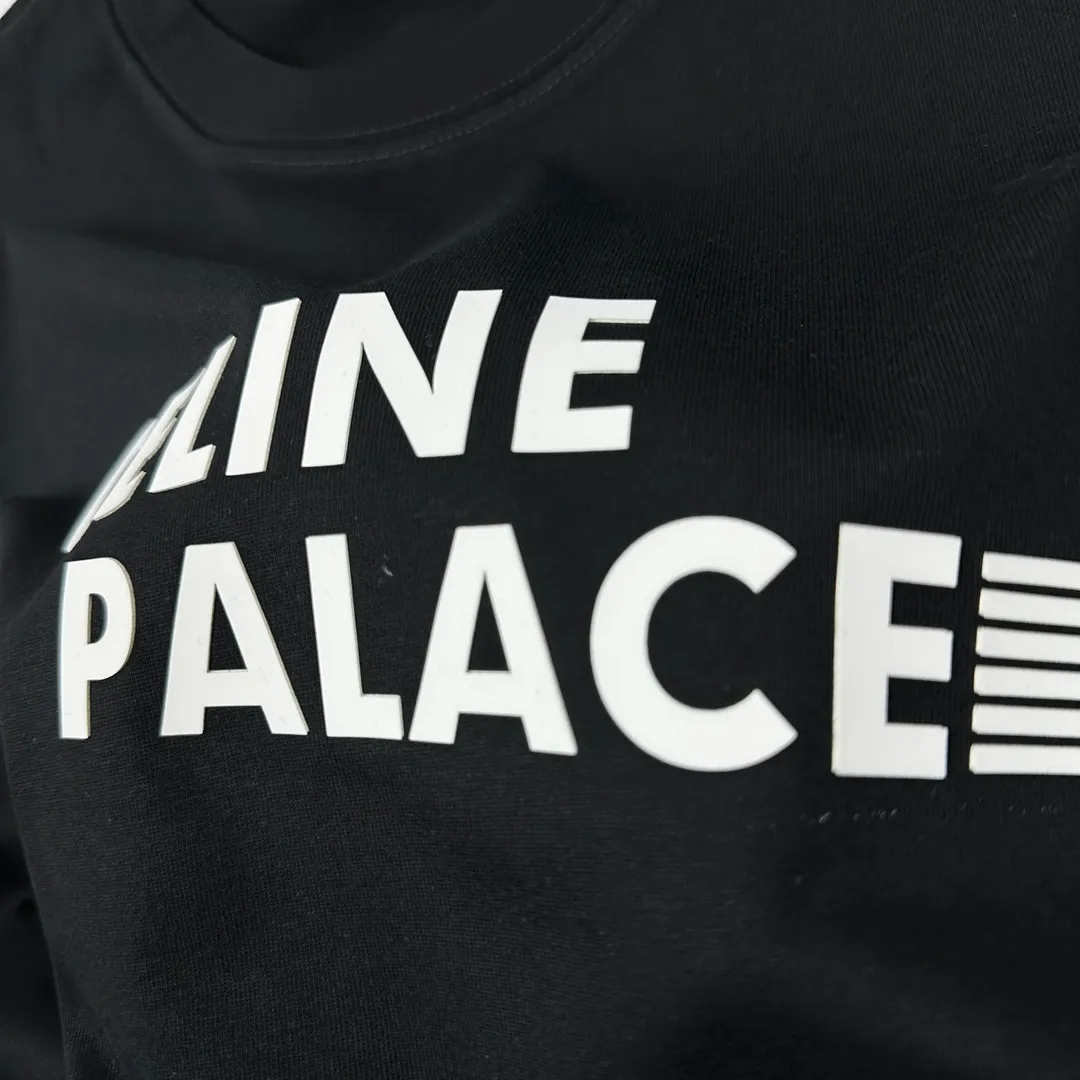 🅿️180 Celi*ne 2025 spring and summer style, simple letters, three-dimensional silicone technology, personalized logo, customized double yarn plain cotton fabric, short-sleeved T-shirt, same style for men and women. Size: S (90-130 catties) M (120-150 catties) L (140-165 catties) XL (160-180 catties) XXL (180-210 pounds) Color: black white