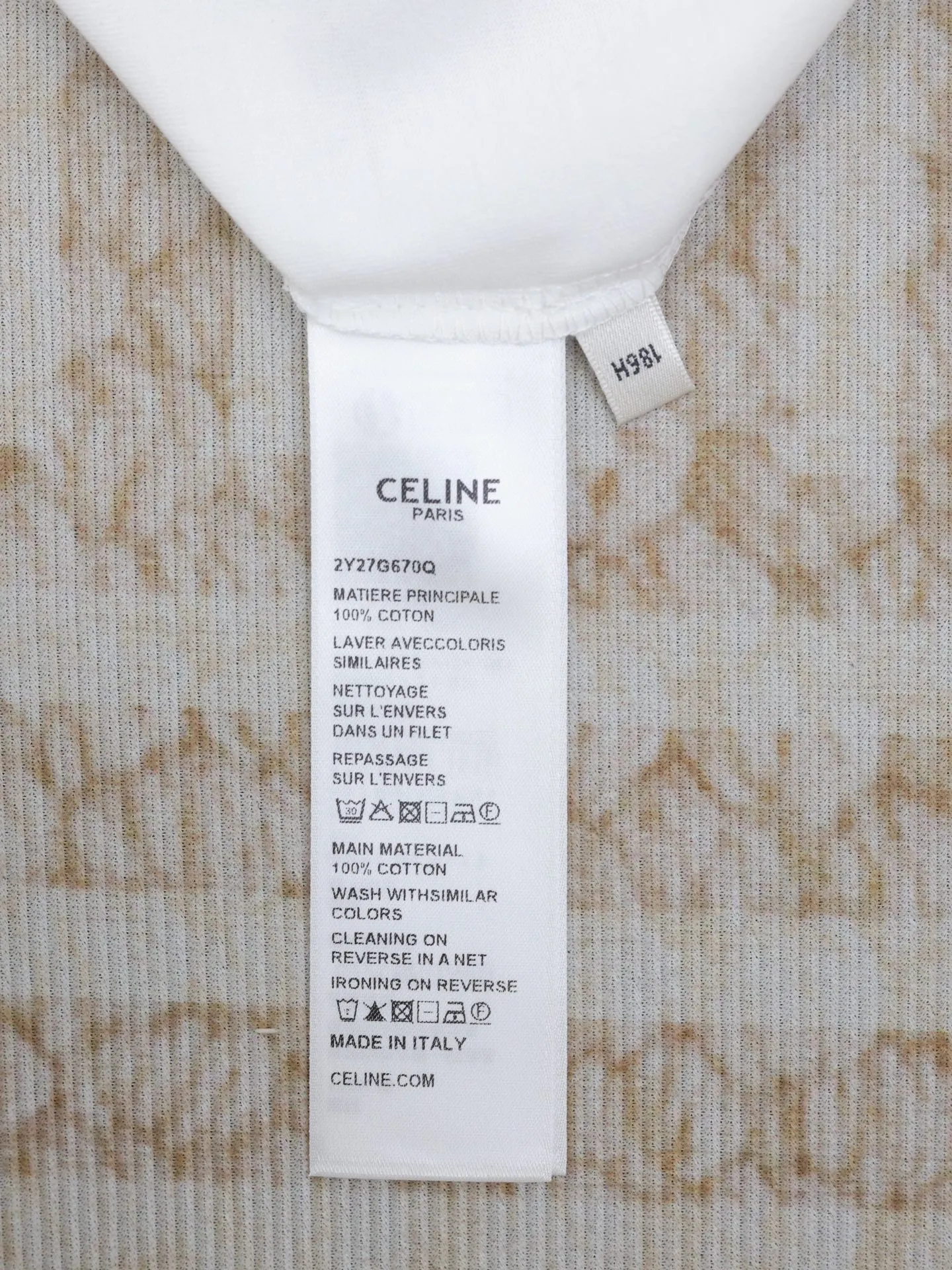 🅿️250 Celine*/Celin 25ss new classic printed Arc de Triomphe round neck short-sleeved fabric is soft and comfortable, classic round neck short-sleeved design, and elastic inserts are embedded in the internal seams to prevent the body from walking after repeated wear and washing. The cuffs and hem bottom are fixed with specially machined double topstitching. At the same time, it can enhance the adhesion between the glue and the fabric. The glue and the fabric have strong adhesion, are washable and wear-resistant, and are not easy to fall off.  Size：S/M/L/XL