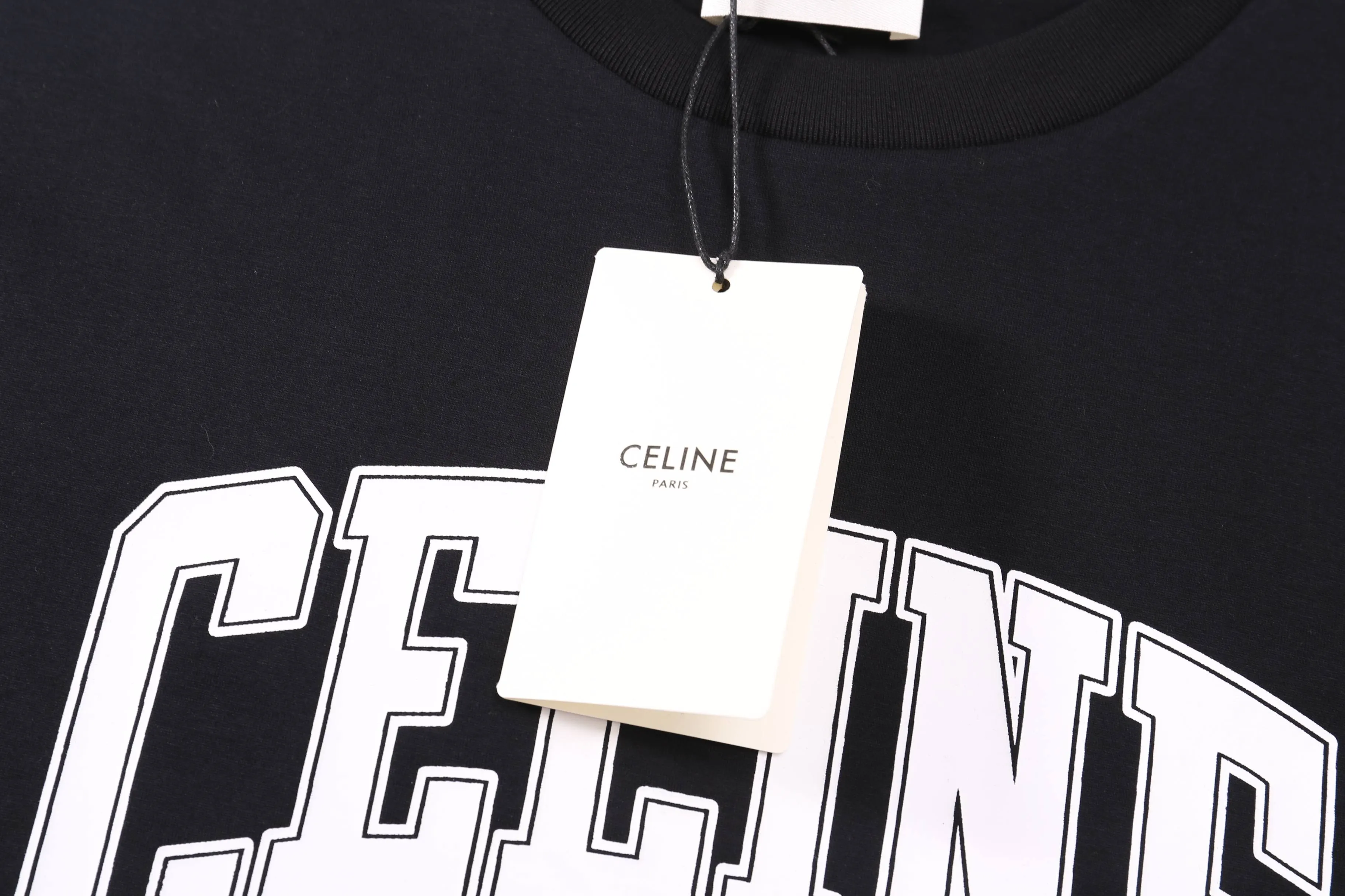 🅿️170 Correct version of high quality Celine Arc de Triomphe 2025ss spring and summer new style printed logo letters round neck short-sleeved T-shirt for men and women SIZE: XS S M L