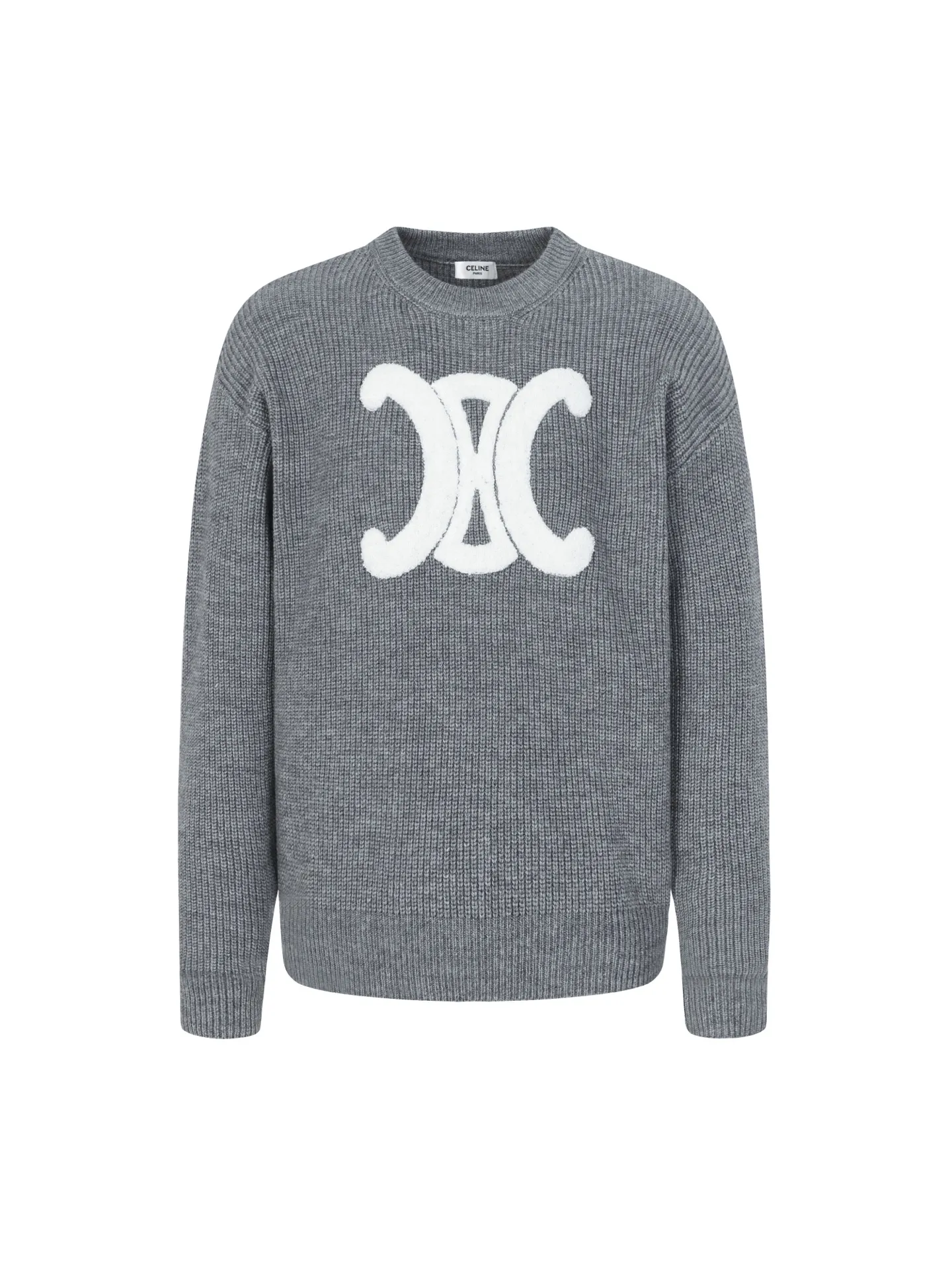 🅿️370 Celine/Celine 25Fw early autumn new Arc de Triomphe logo cardigan exclusively developed by yb! High quality production! Three-dimensional towel embroidered Arc de Triomphe heavyweight 100% imported wool yarn, the texture is invincible, come to those who know the stuff! The classic version has a lazy retro temperament, a preppy style for younger girls, and the upper body is versatile, handsome and fashionable! A must-have high-end item for Bai Fumei! The pattern doesn’t make your upper body look slimmer! Highly recommended for self-retention Color: Navy/Grey Size: S M L