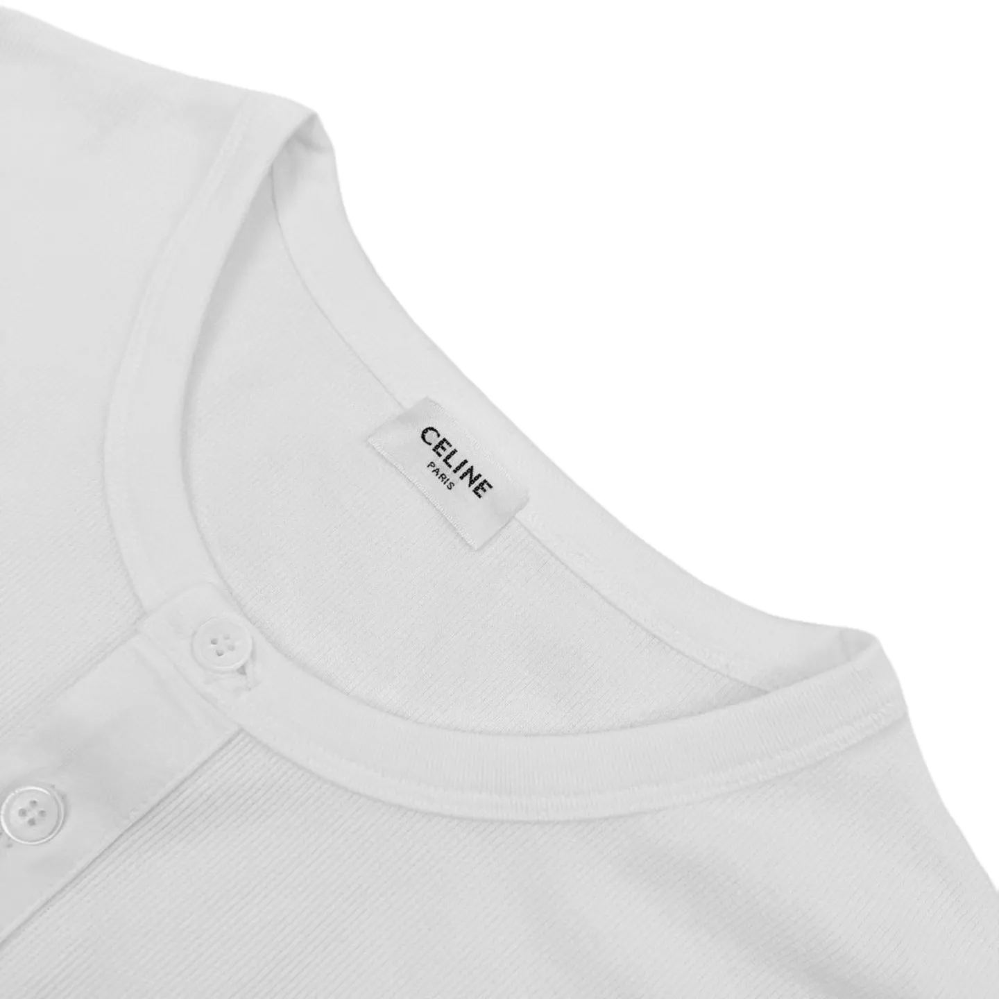 🅿️310 [Exclusive supply] Celine Arc de Triomphe embroidered knitted long sleeves (white). Original purchase and development of 5,900. The fabric is made of custom-made elastic and tough cotton knitted silk. It is soft and smooth, comfortable and skin-friendly. It is based on pure and simple white. The iconic Celine Arc de Triomphe embroidery is embroidered on the chest. It is lifelike and highly recognizable. The classic Henry collar shape and three buttons are neatly arranged, adding a touch of retro charm to the simple body. Showing elegant style, minimalist elegance, natural craftsmanship, using imported machine embroidery technology, using advanced computer control systems and precision mechanical components to realize the Arc de Triomphe embroidery operation with high precision, smooth and delicate lines, and the fabrics have been washed, with better hand feel and texture, not easy to deform, not easy to shrink, not easy to fade, and maintain long-term beauty. Size:S/M/L/XL