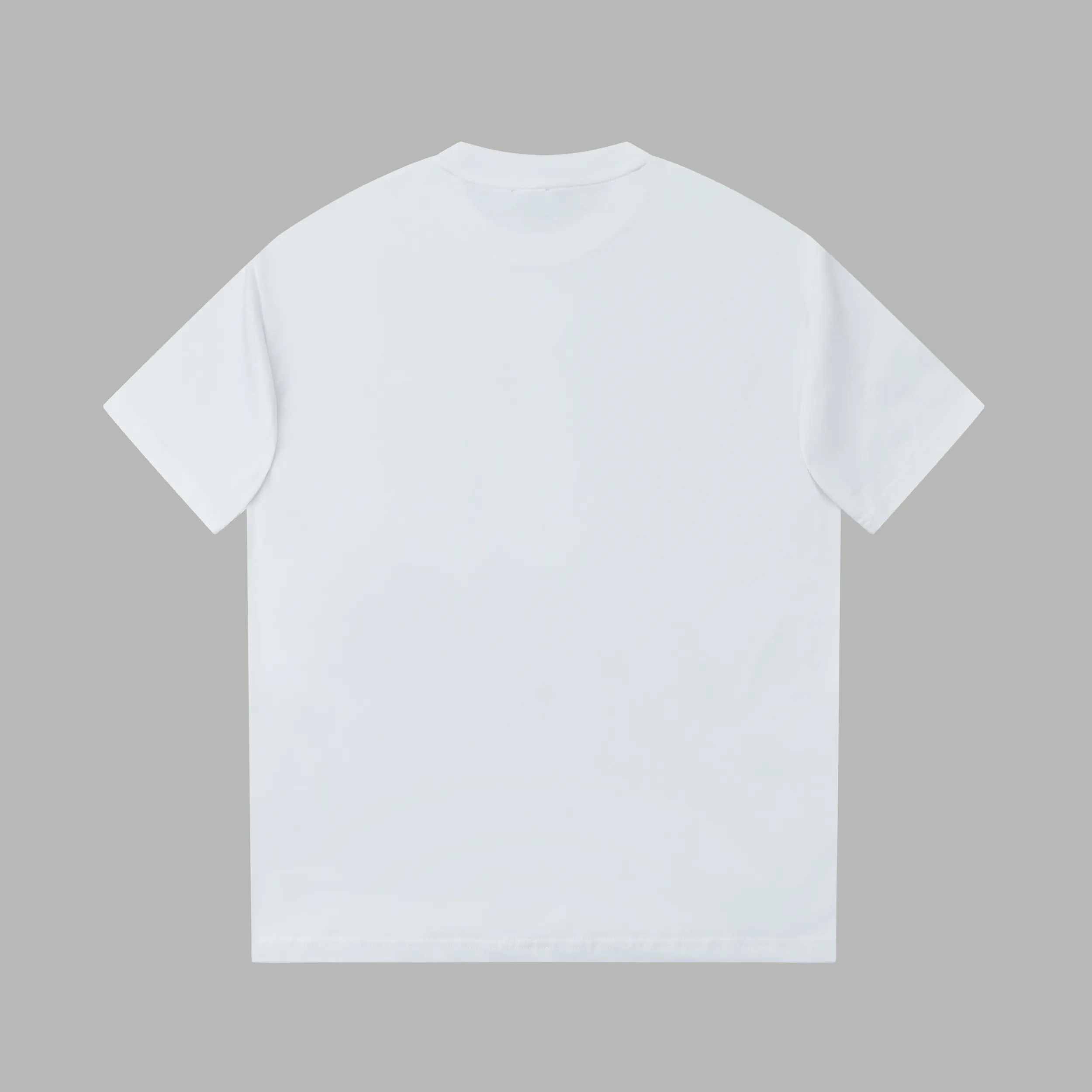 🅿️200 ✨CEL✨🆕25SS spring and summer new short-sleeved style, light luxury, a must-have item for daily commuting for men and women, correct version, welcome to compare, detailed features · 260g 100% pure cotton double yarn jersey fabric · Custom dyed in the same cylinder, special thickened 32 double-ply 1X1 threads · Double-needle stitching and cross-stitch technology · Original main mark, washed tag, brand moisture-proof paper packaging Color: black/white Size: S/M/L/XL