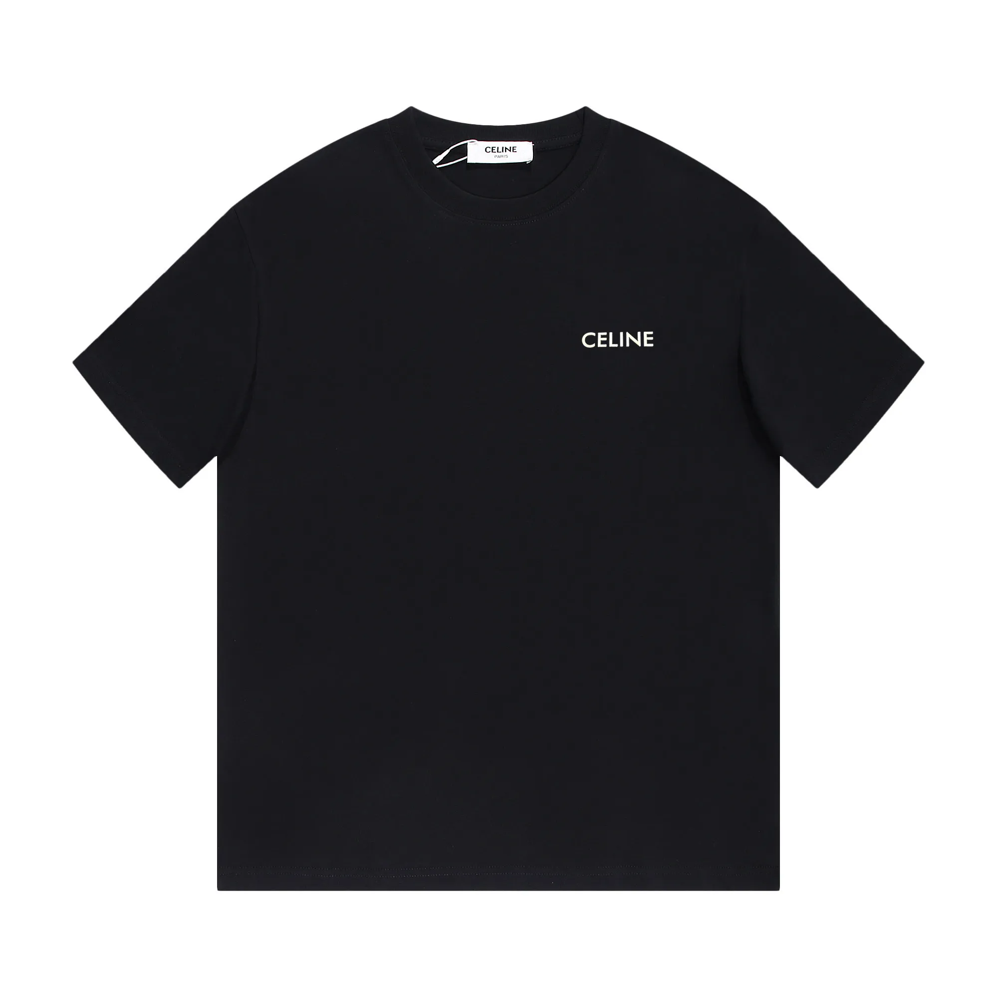 🅿️160 Celin* Celine printed letters‼ ️Short-sleeved T-shirt® *Customized 280g cotton fabric, the fabric is soft, skin-friendly and comfortable *Laminated letter logo on the front *A very simple and elegant one that is unparalleled in terms of upper body comfort, interpreting your luxury and taste, and creating your fashionable charm. ⚠️Washing method: It is recommended to dry clean or wrap the reverse side in a laundry bag and machine wash it quickly in cold water and let it dry naturally! ⚠️ Unisex style 𝐂𝐎𝐋𝐎𝐔𝐑: White Black 𝐒𝐈𝐙𝐄: S-XL