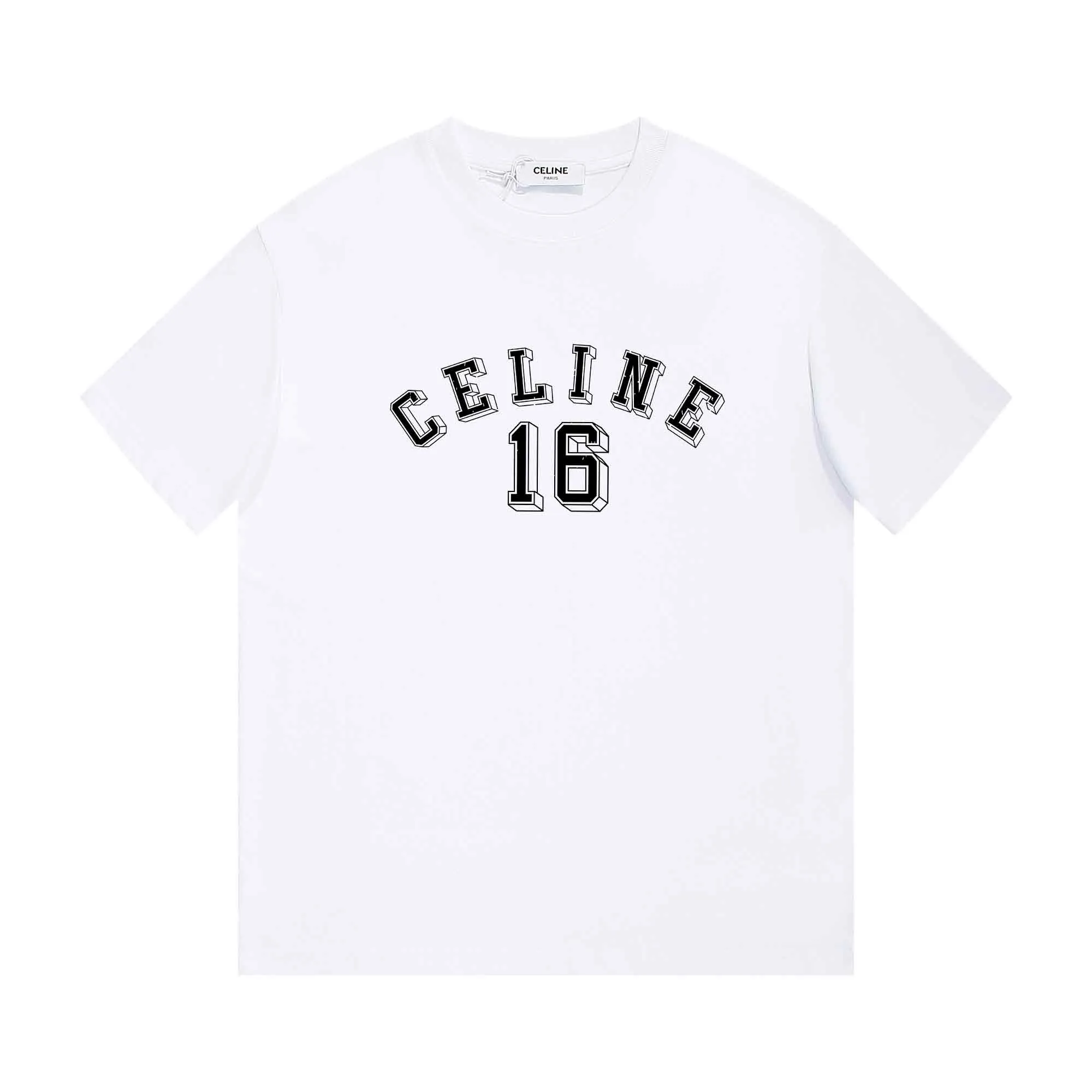 🅿️160 Celin printed letters‼ ️Short-sleeved T-shirt® *Customized 280g cotton fabric, the fabric is soft, skin-friendly and comfortable *Laminated letter logo on the front *A very simple and elegant one that is unparalleled in terms of upper body comfort, interpreting your luxury and taste, and creating your fashionable charm. ⚠️Washing method: It is recommended to dry clean or wrap the reverse side in a laundry bag and machine wash it quickly in cold water and let it dry naturally! ⚠️ Unisex style 𝐂𝐎𝐋𝐎𝐔𝐑: White Black 𝐒𝐈𝐙𝐄: S-XL