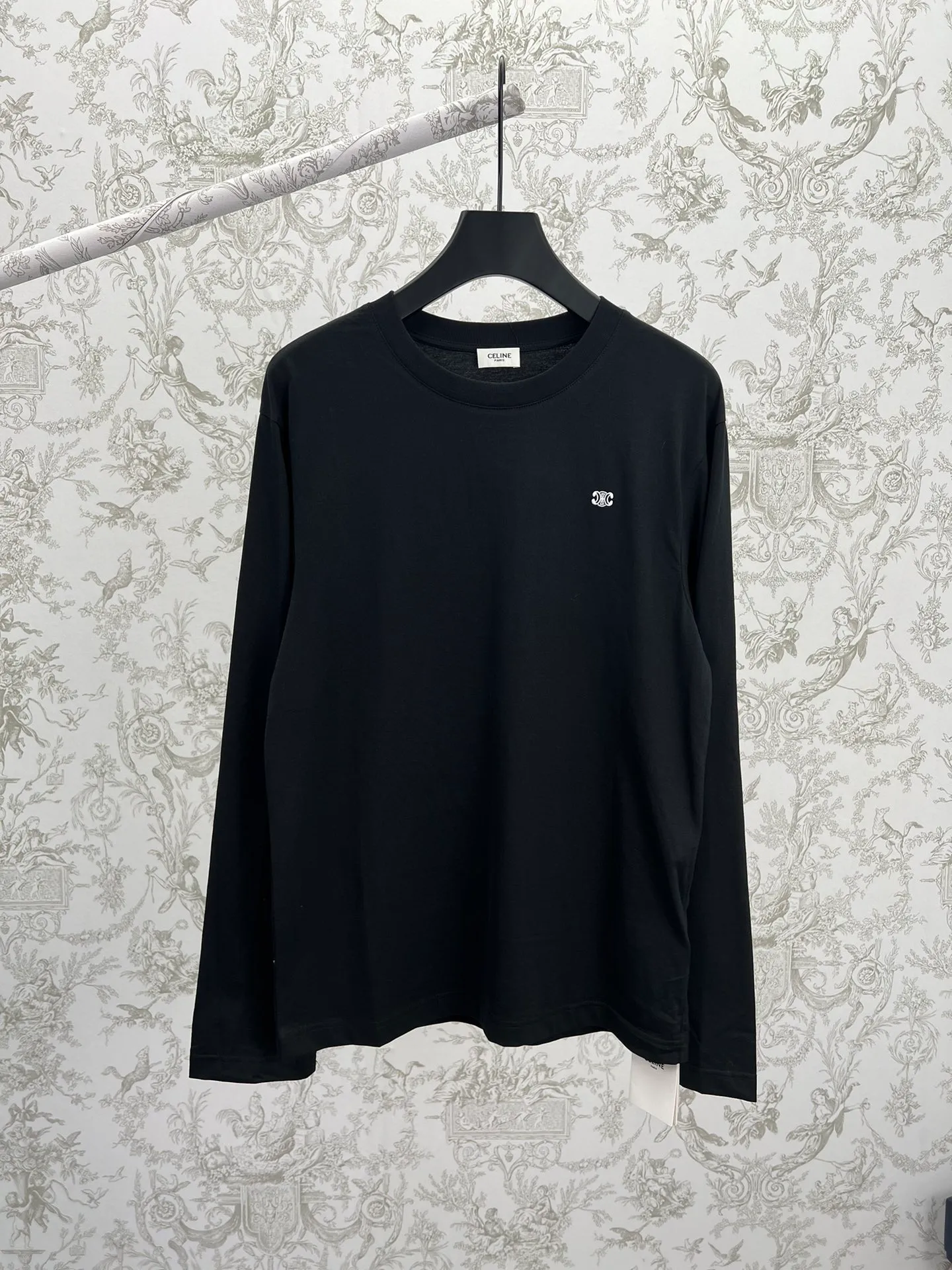 🅿️280 Celine 25ss new TRIOMPHE cotton jersey T-shirt high version code number: S.M.L.XL.