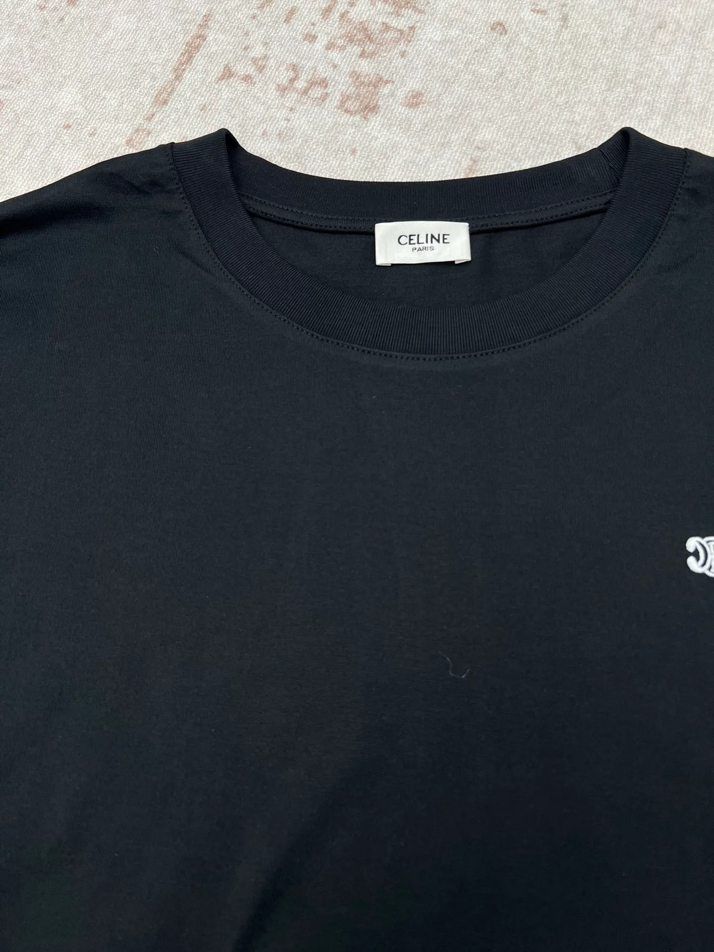 🅿️280 Celine 25ss new TRIOMPHE cotton jersey T-shirt high version code number: S.M.L.XL.