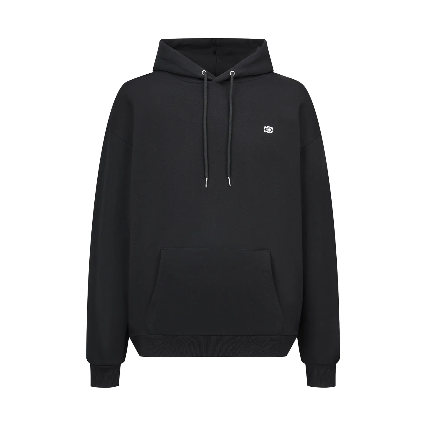 🅿️400 Celine Arc de Triomphe embroidered hooded sweatshirt (black) The original version was purchased and developed for 10,500. The fabric is made of 380g double-ply terry and long yarn cotton, and each strand has a delicate texture. The upper body is three-dimensional and stylish. The thread is matched with 2*2 double yarn threads dyed in the same vat. The hat is custom-woven with pure cotton yarn and equipped with a metal tail clip. The hat buckle is equipped with metal electroplated eyelets and an engraved logo on the surface. The embroidery uses 3D three-dimensional embroidery, and only high-density embroidery can present the visual sense of the brand logo. Size:S-M-L-XL