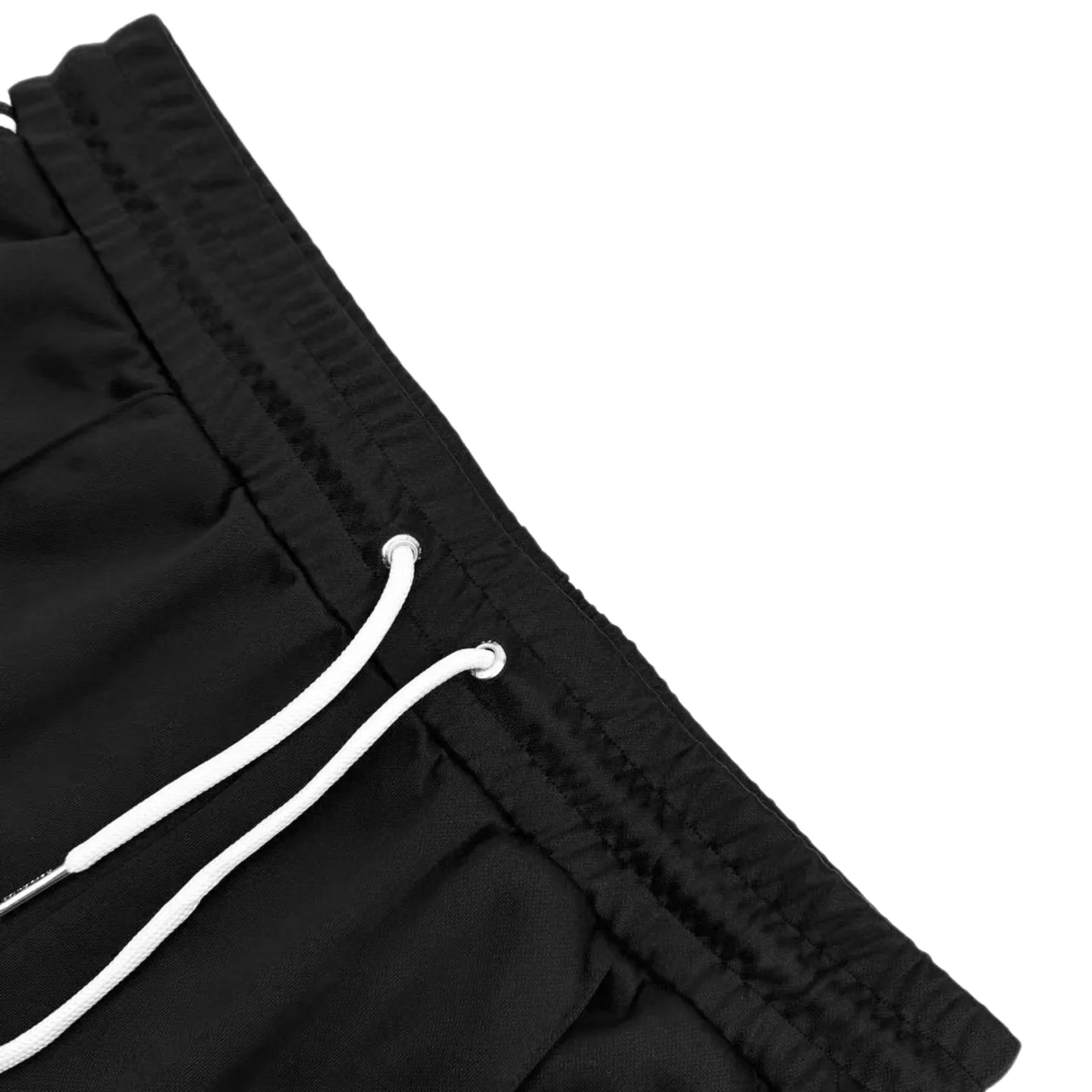 🅿️430 [Exclusive supply] Celine Arc de Triomphe embroidered webbing trousers. Original purchase and development of 9,300. The fabric is made of customized recycled condensation double-sided silk. Silky and delicate, as if caressing the early morning dew. Comfortable and close to the skin. The softness of off-white and the depth of black collide to form a strong visual impact. The contrasting string webbing on the side gives a unique sense of line. The iconic CELINE Arc de Triomphe embroidery is embellishment and is highly recognizable. Outlined with smooth straight lines, from the waist to the trouser legs in one go, interpreting the profound connotation of French elegance. A rare wear product, using imported machine embroidery technology. Using advanced computer control systems and precision mechanical components to realize the Arc de Triomphe embroidery operation with high precision. The lines are smooth and delicate, and the pure hand-made seamless webbing edge blending process uses special hand stitching to sew from the inside of the webbing and trouser legs. Hidden routing and fine stitching. The webbing is perfectly integrated with the trouser legs, presenting a simple and smooth appearance. The fabrics are washed and have a better hand feel. It is not easy to deform, shrink or fade, and maintains long-term beauty. Size:S/M/L/XL
